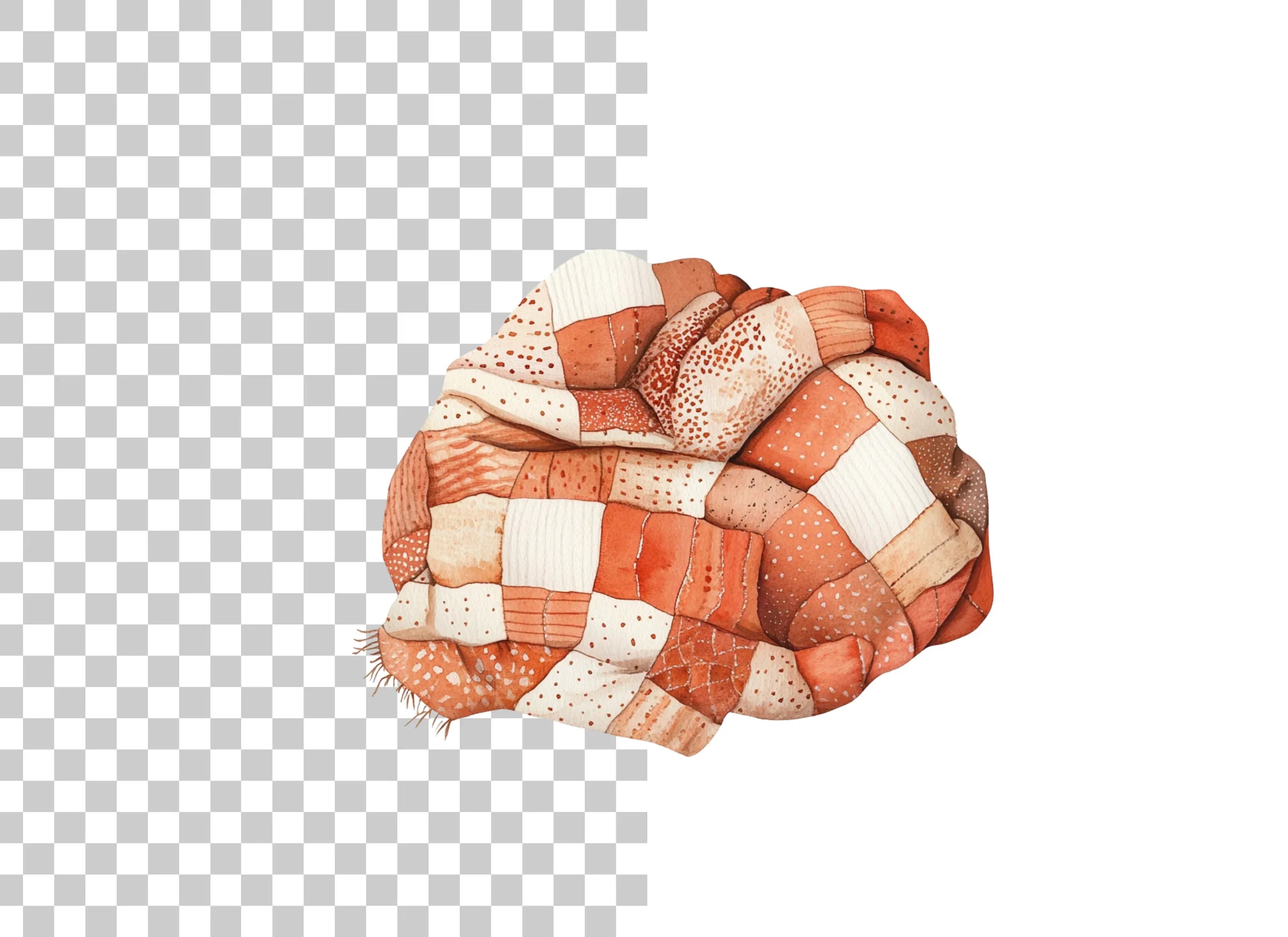 Folded Quilt Clipart Bundle