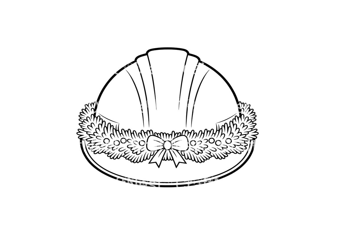 Christmas Hard Hats Coloring Books