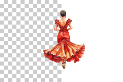 Flamenco Dancer Spanish Woman Clipart Bundle - CraftNest - Digital Crafting and Art