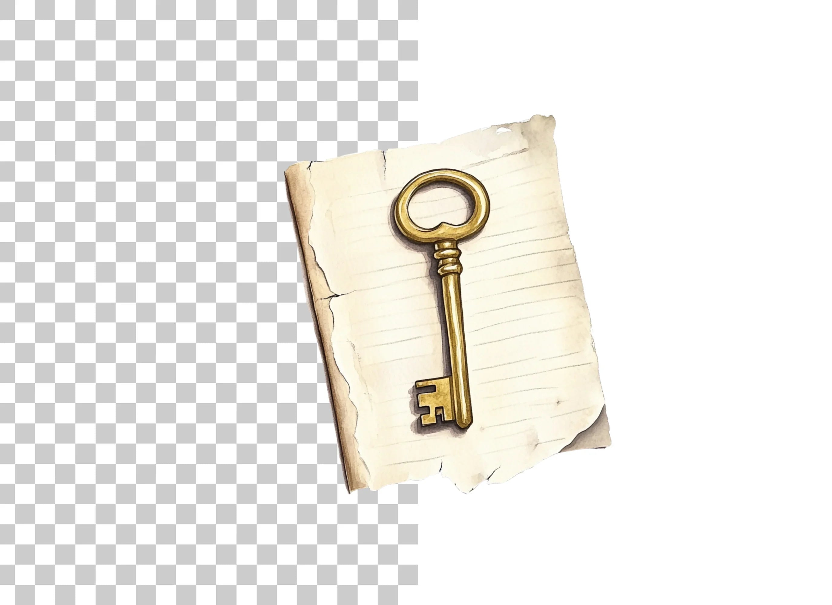 Antique Keys Clipart Bundle