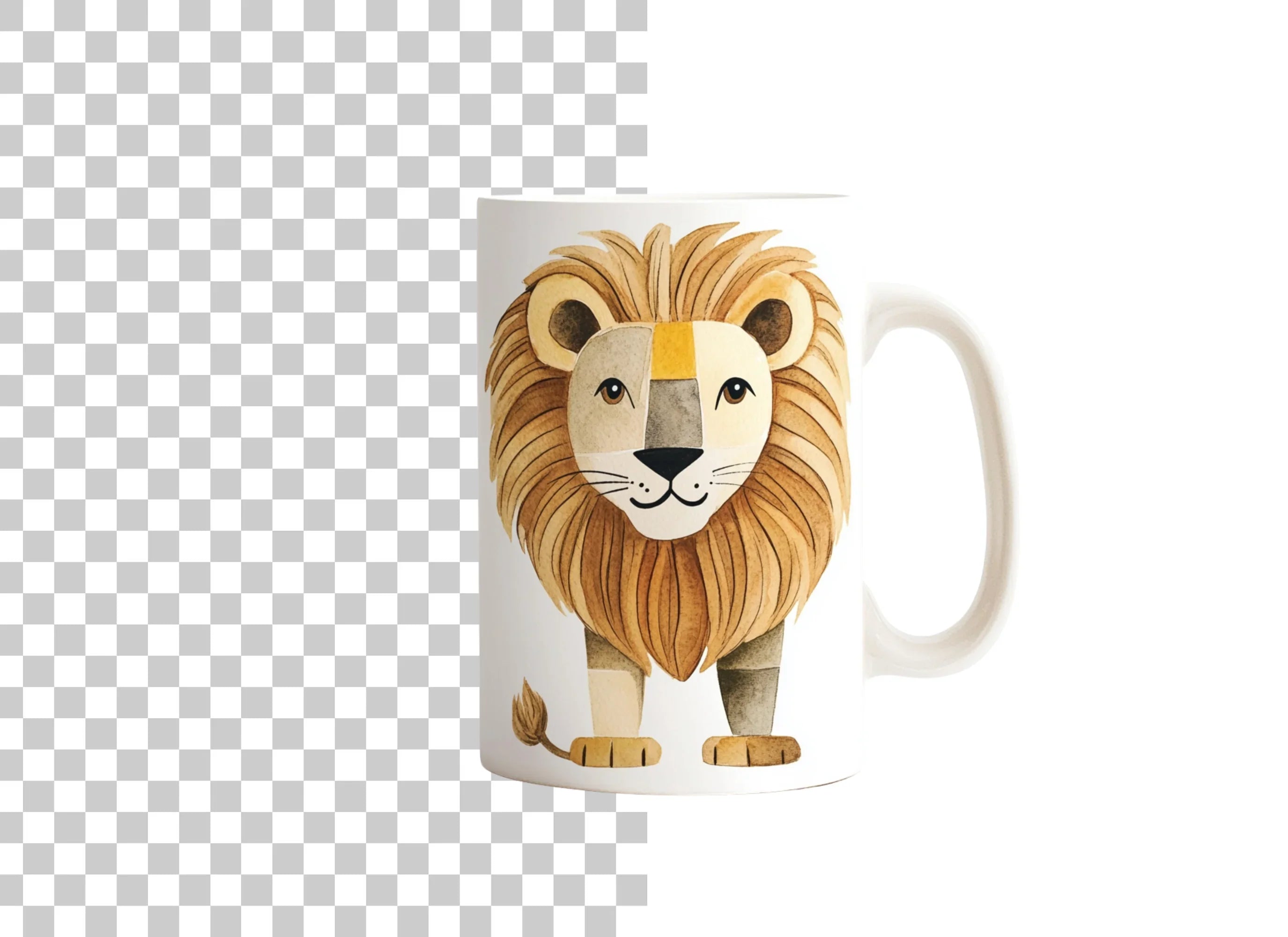 Cute Lion Clipart Bundle