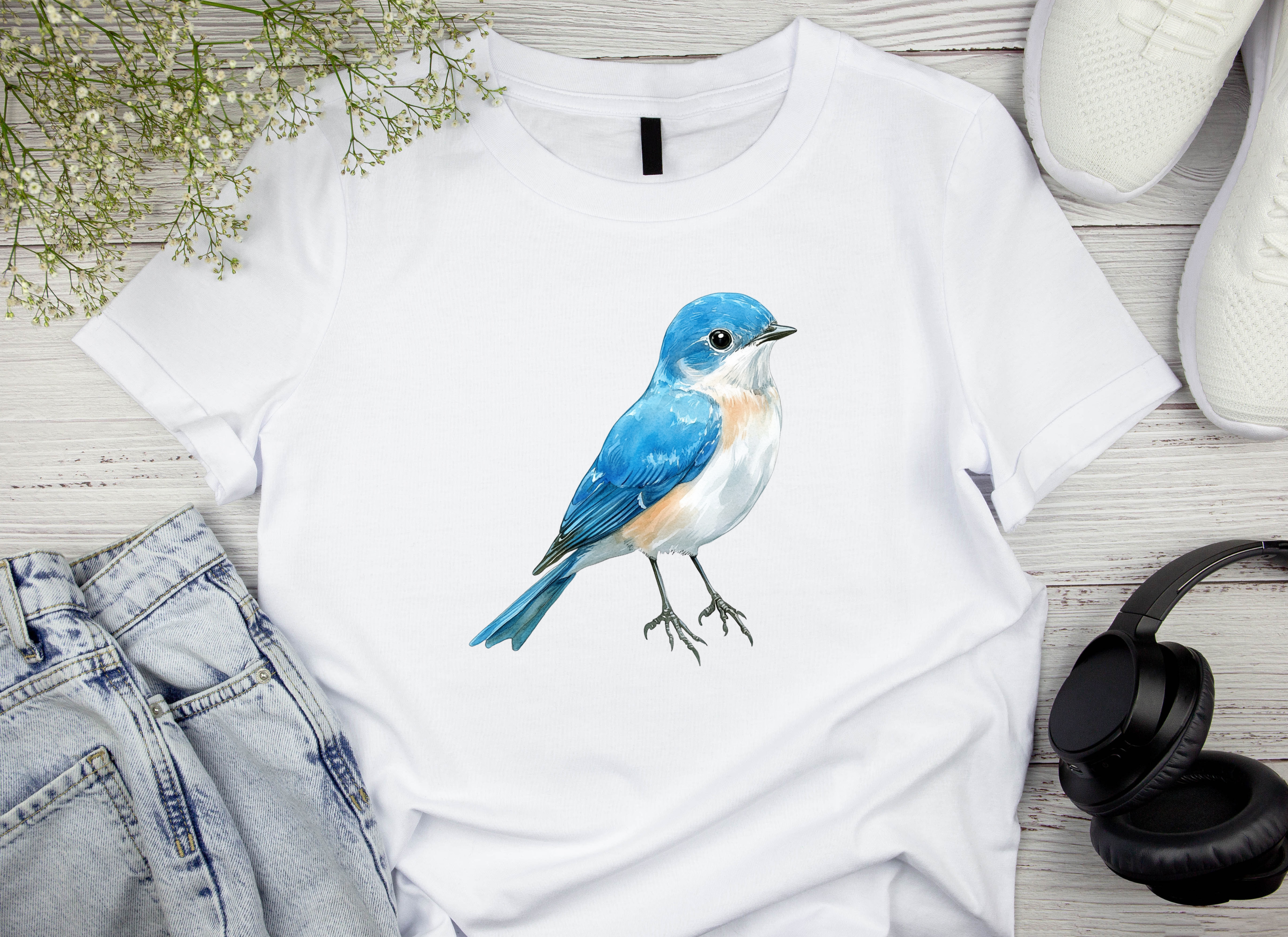 Bluebird Songbird Clipart Bundle