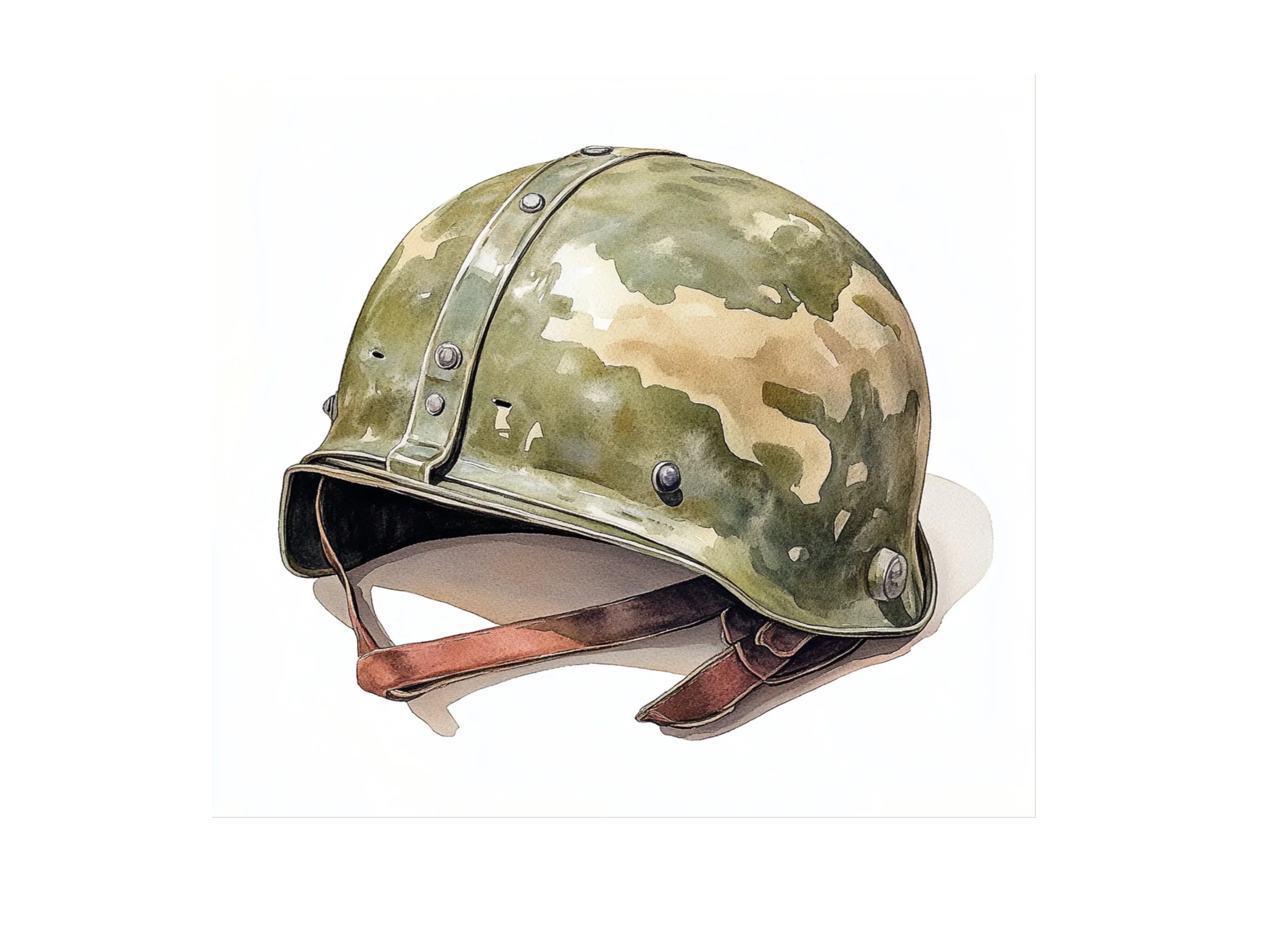 Military Helmets Clipart Bundle