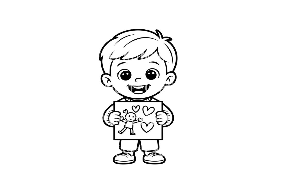 Kids Showing Love Coloring Books