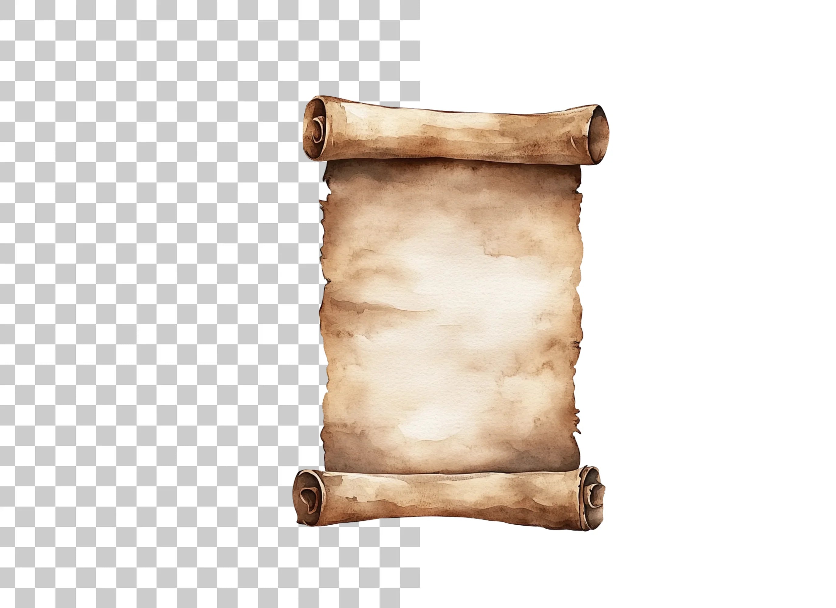 Vintage Old Scroll Clipart Bundle