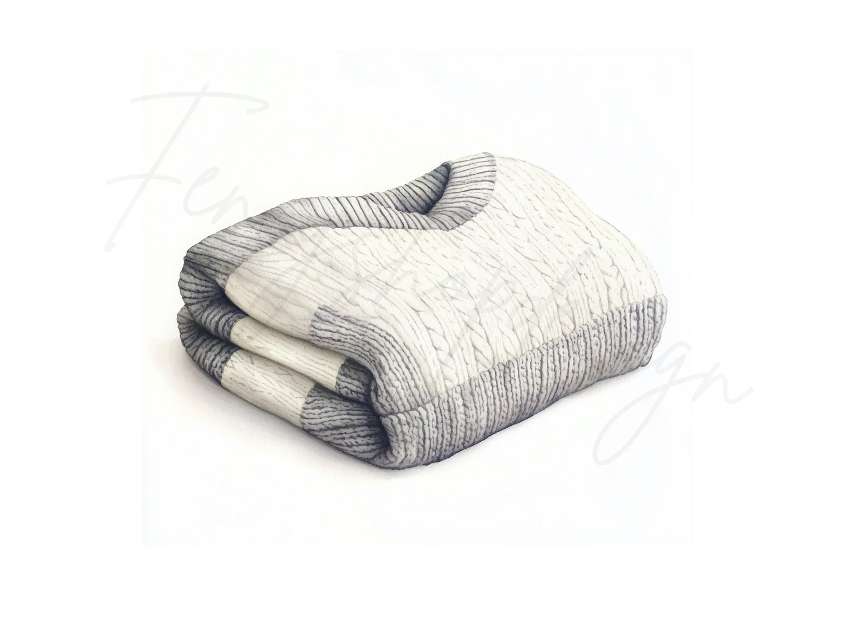 Cozy Folded Sweaters Clipart Bundle