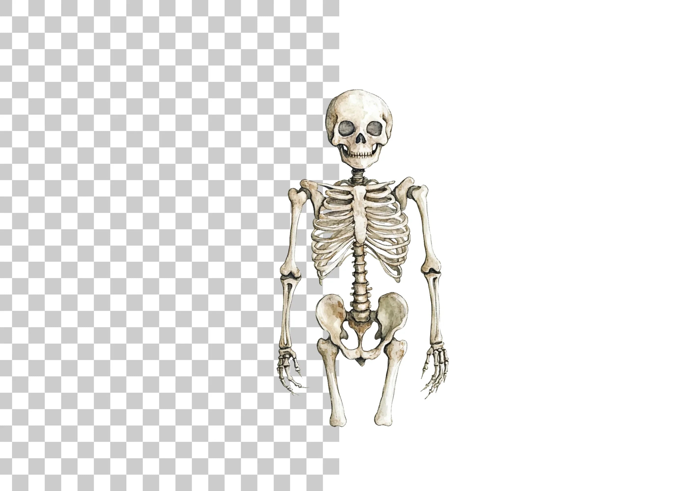 Human Skeleton Clipart Bundle
