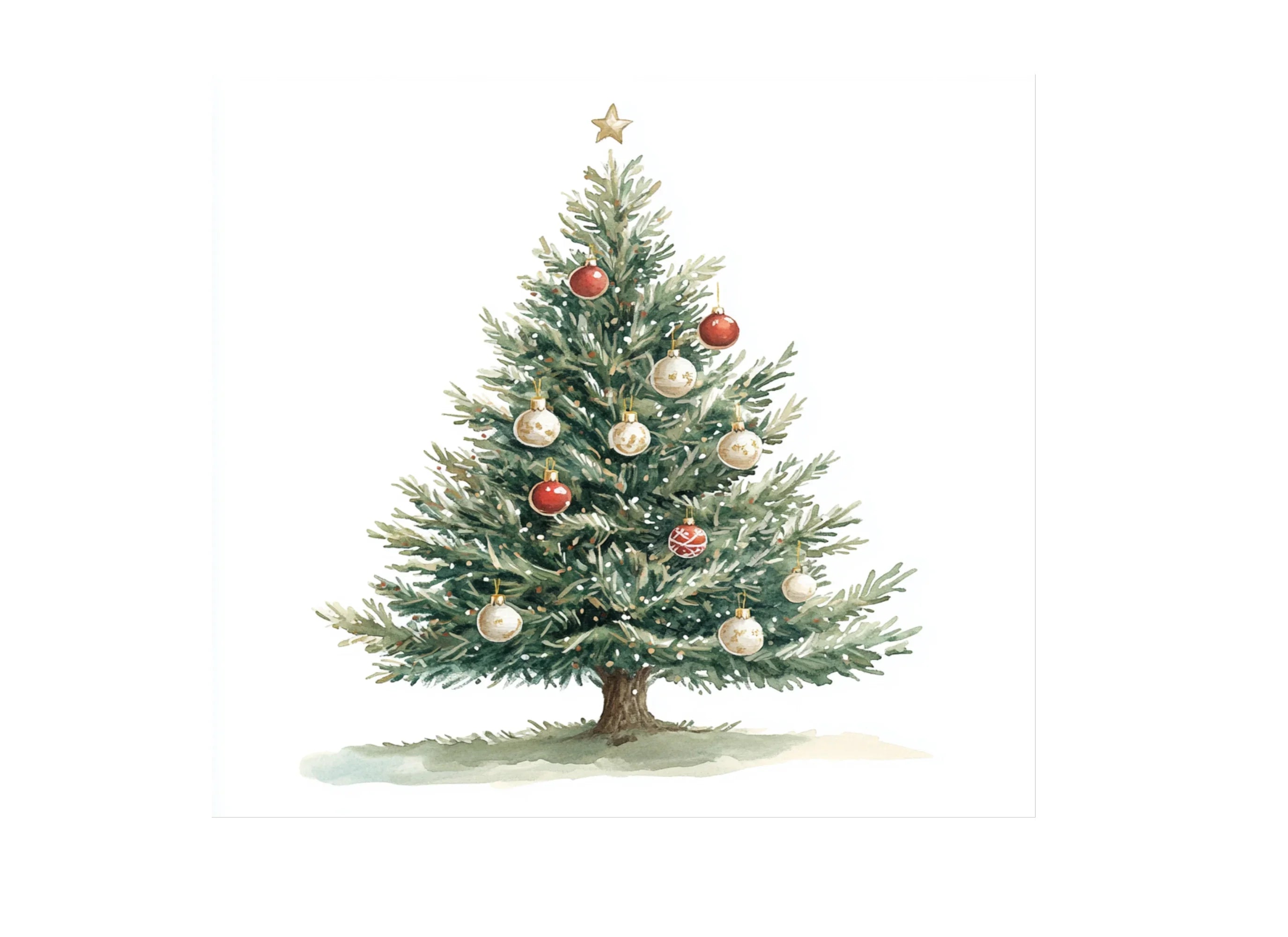 Christmas Tree Clipart Bundle