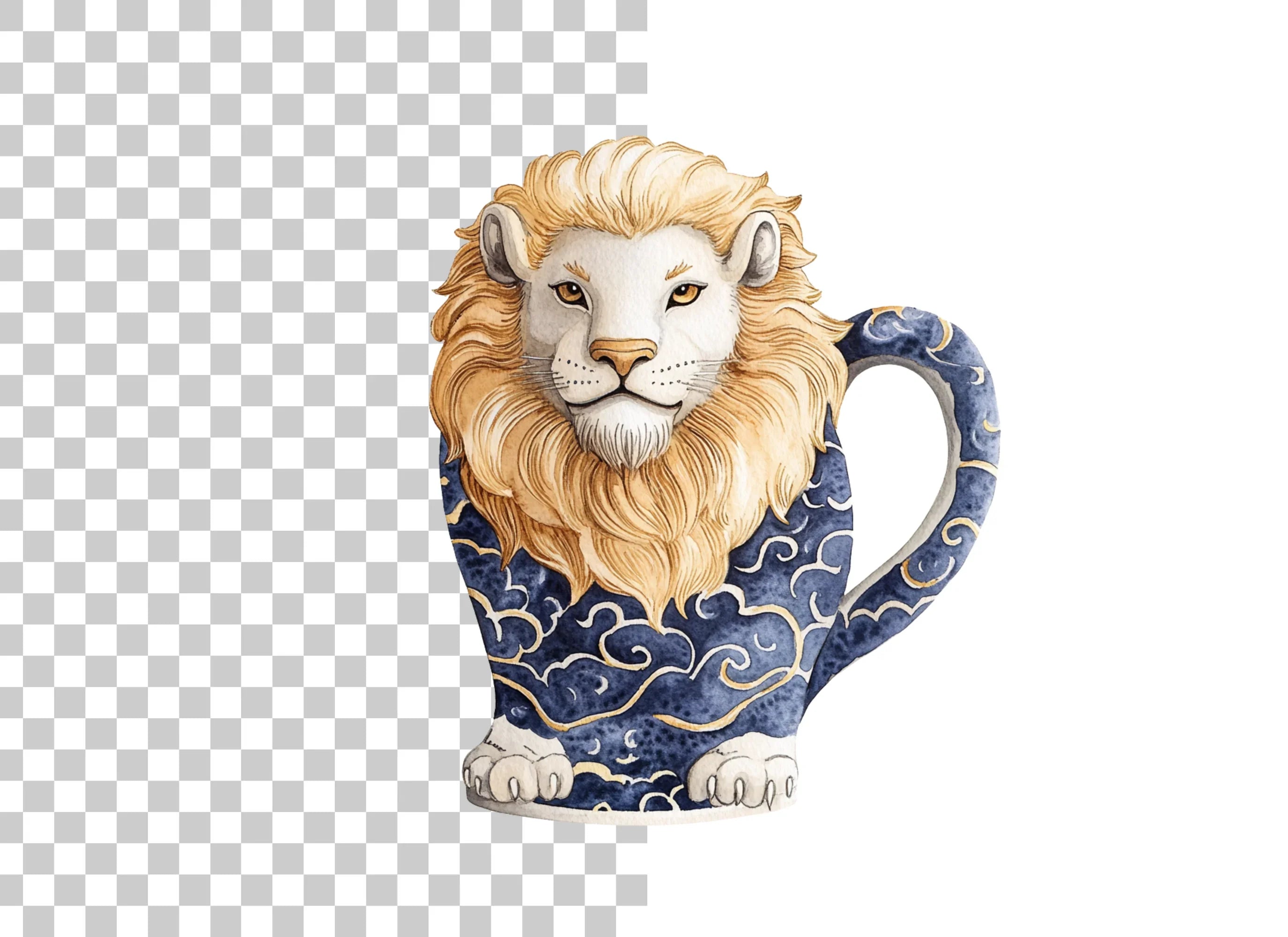 Majestic Lion Clipart Bundle