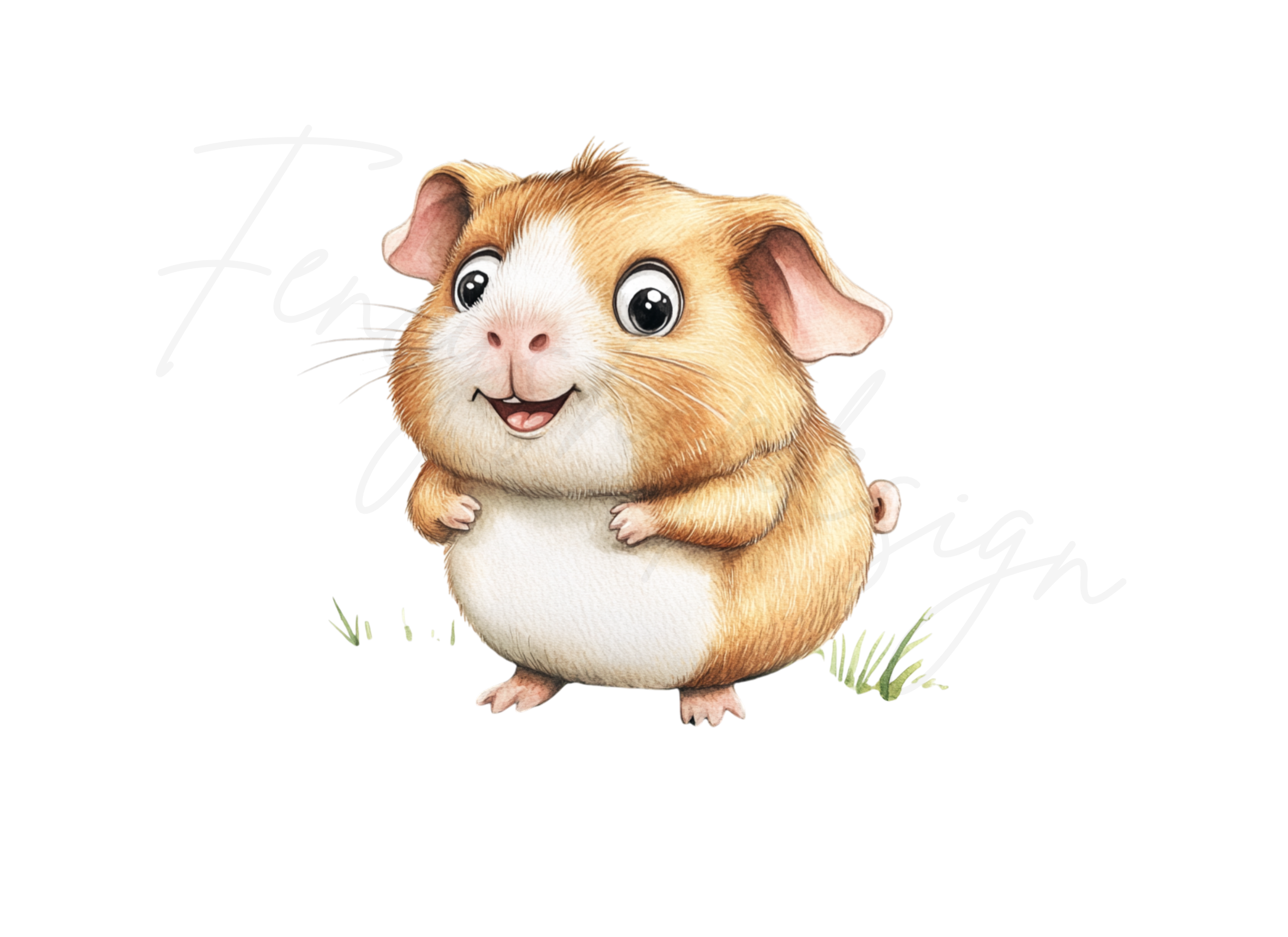 Charming Guinea Pig Clipart Bundle