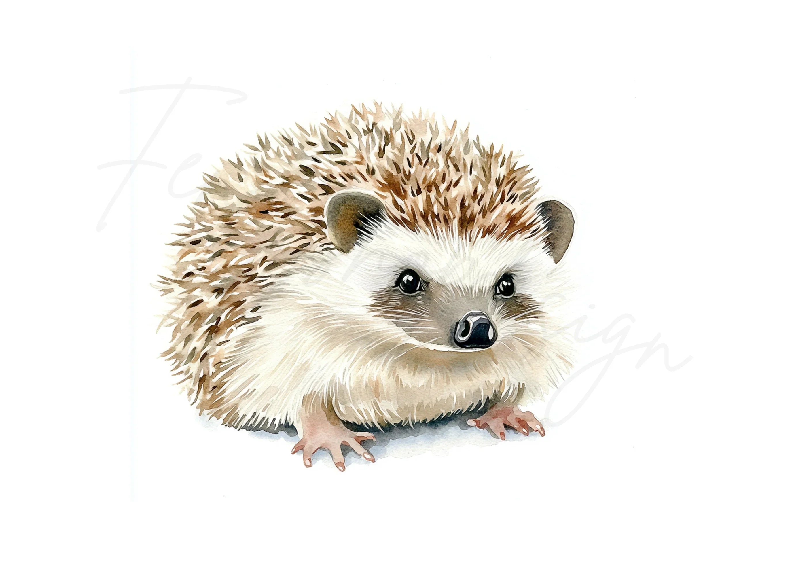 Cute Hedgehog Clipart Bundle