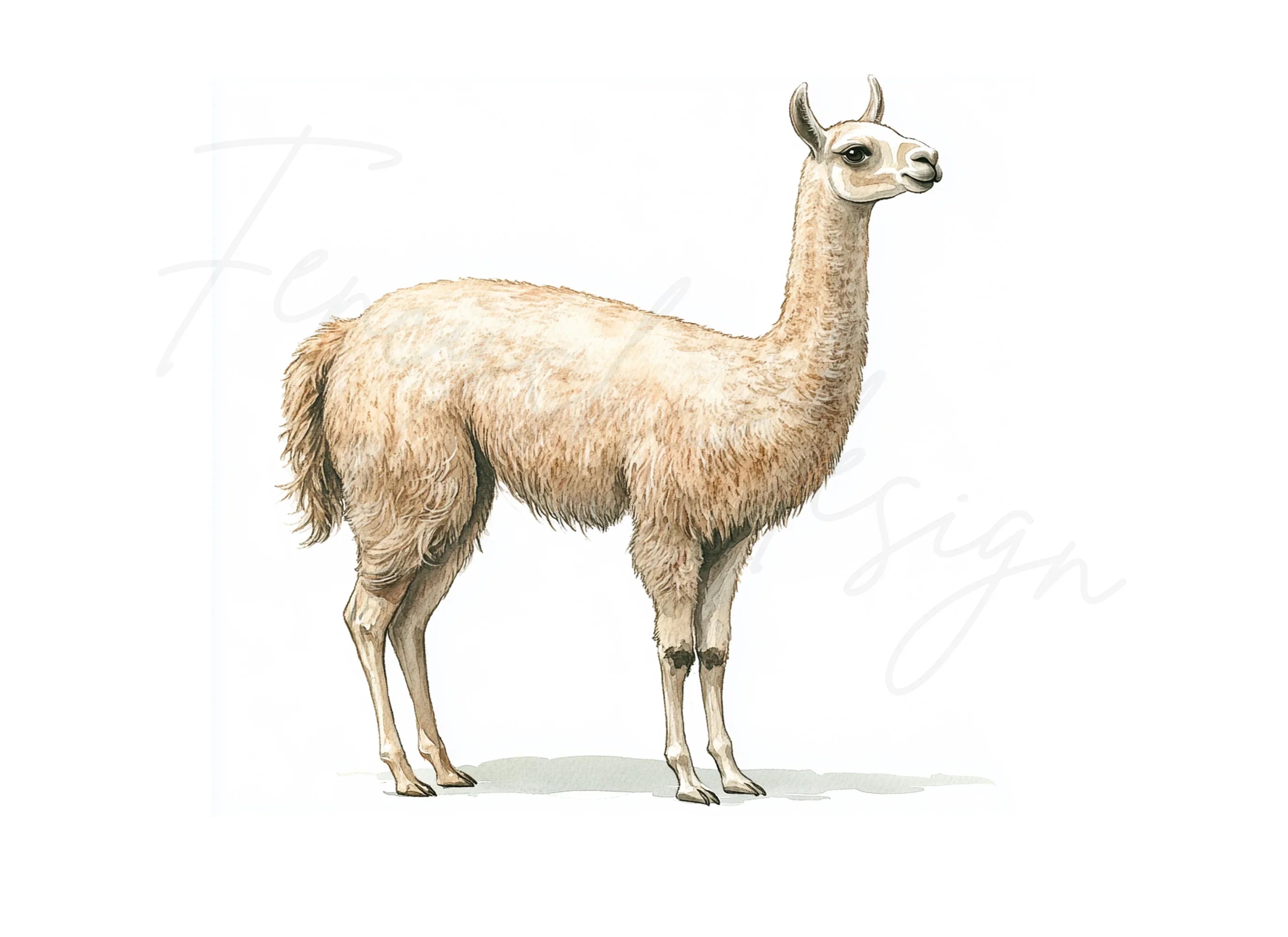 Body Llama Clipart Bundle