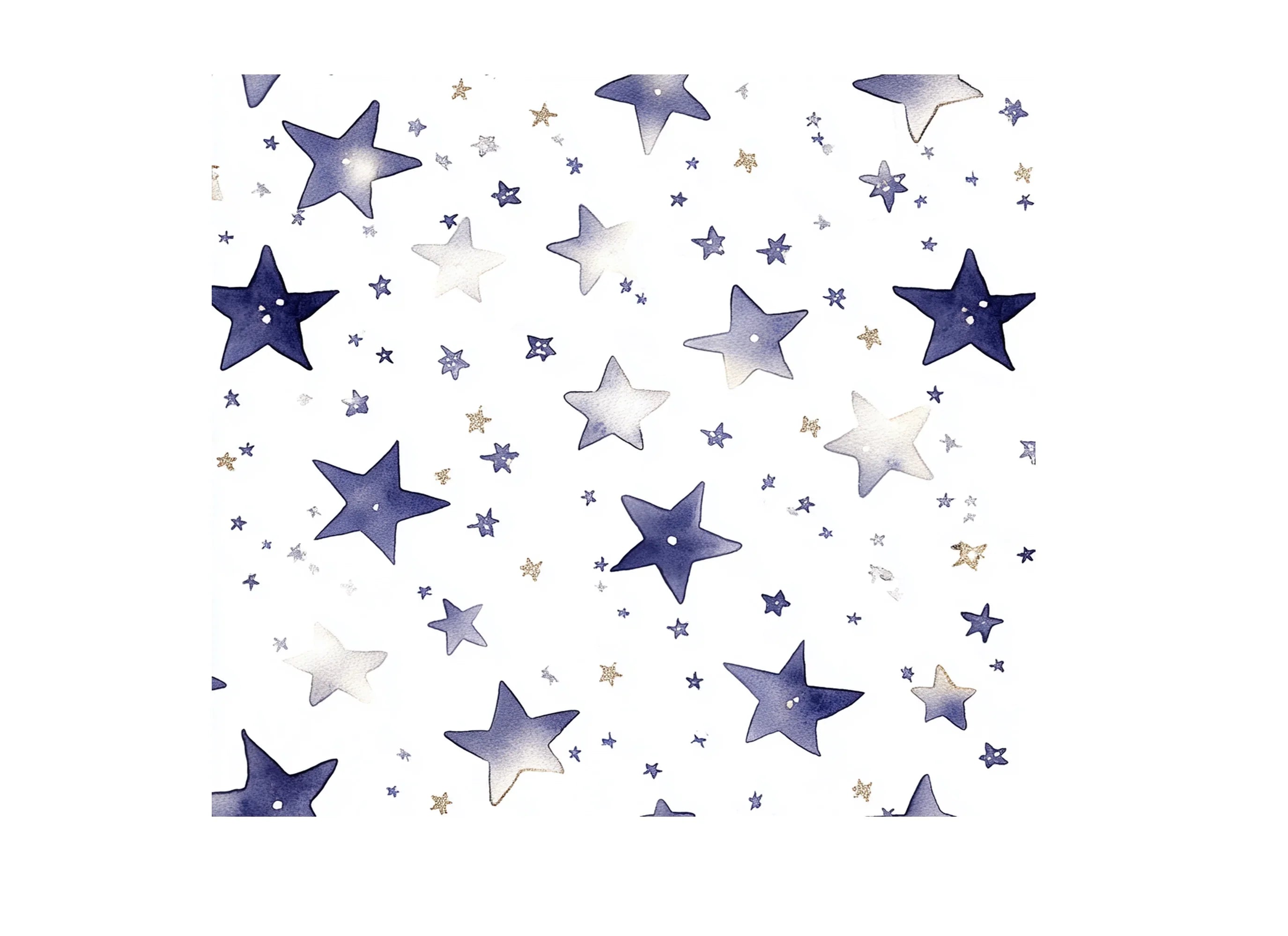 Scattered Stars Clipart Bundle