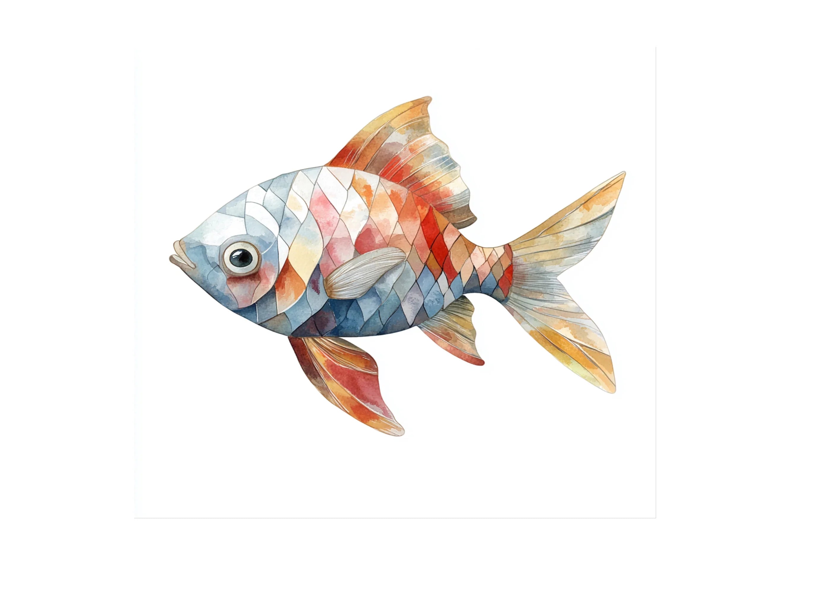 Abstract Fish Clipart Bundle