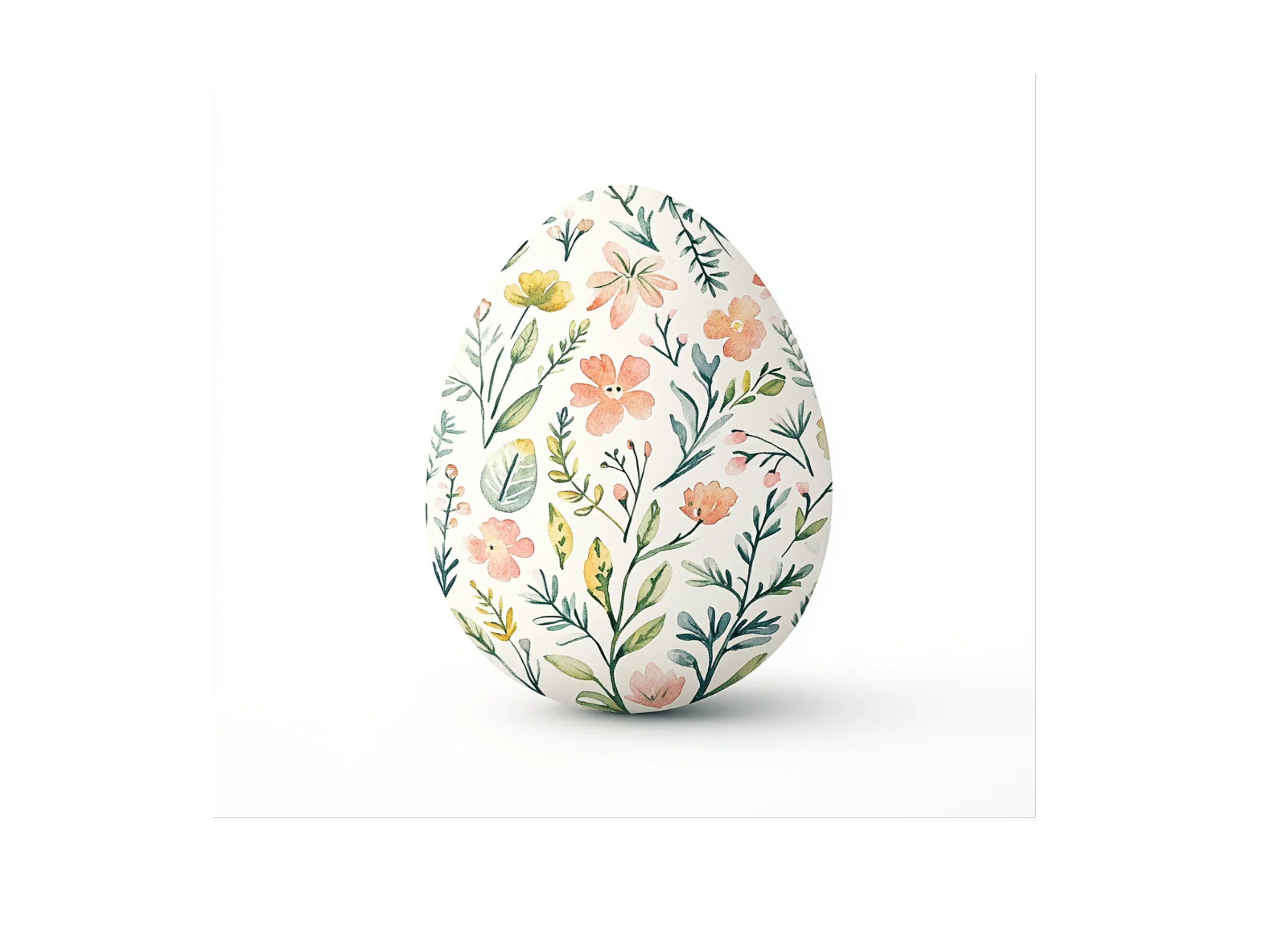 Floral Easter Eggs Clipart Bundle