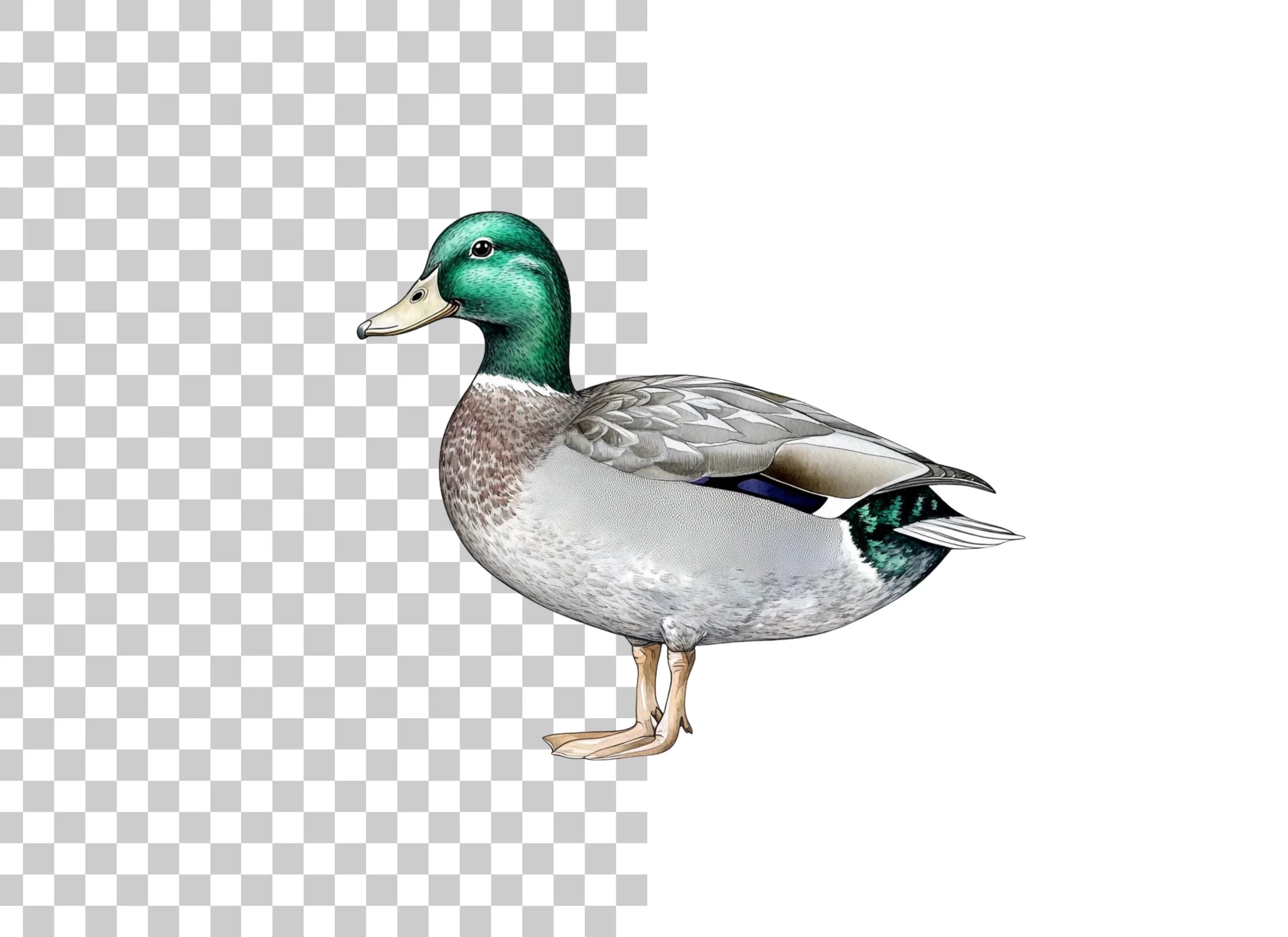 Mallard Duck Clipart Bundle