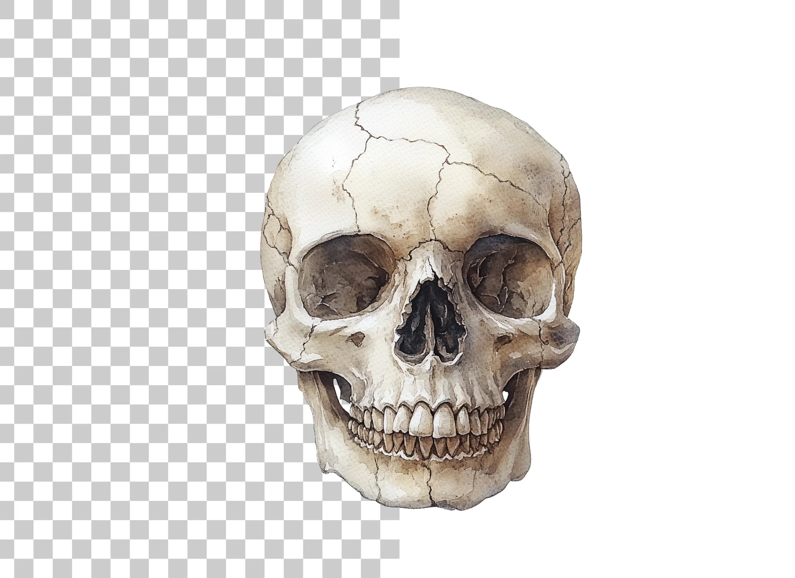 Skull Clipart Bundle