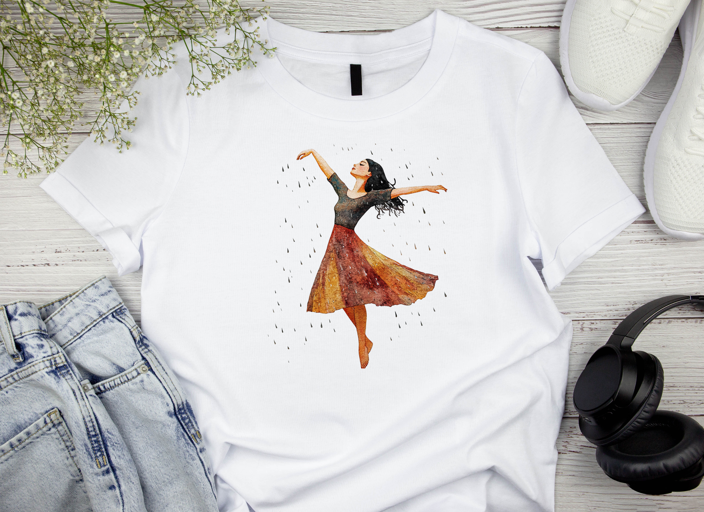 Dancing Woman Clipart Bundle