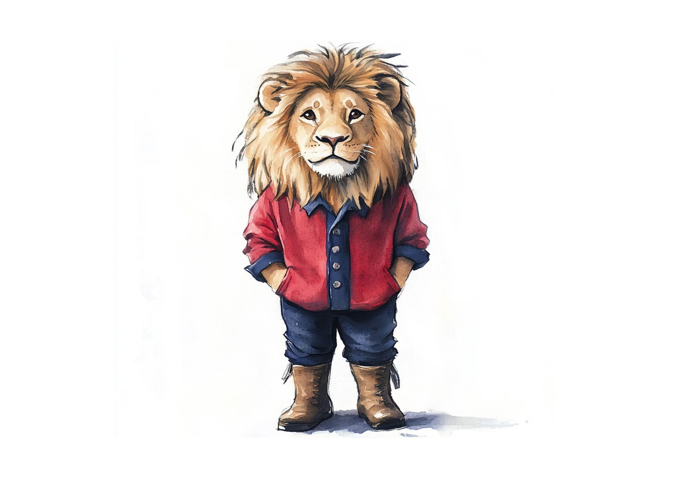 Stylish Lion Clipart Bundle