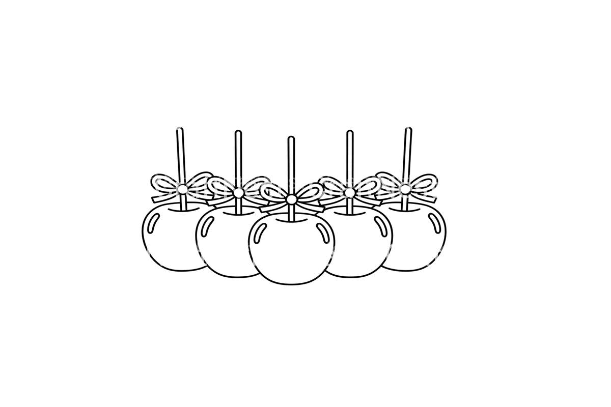 Caramel Apples Delight Coloring Books