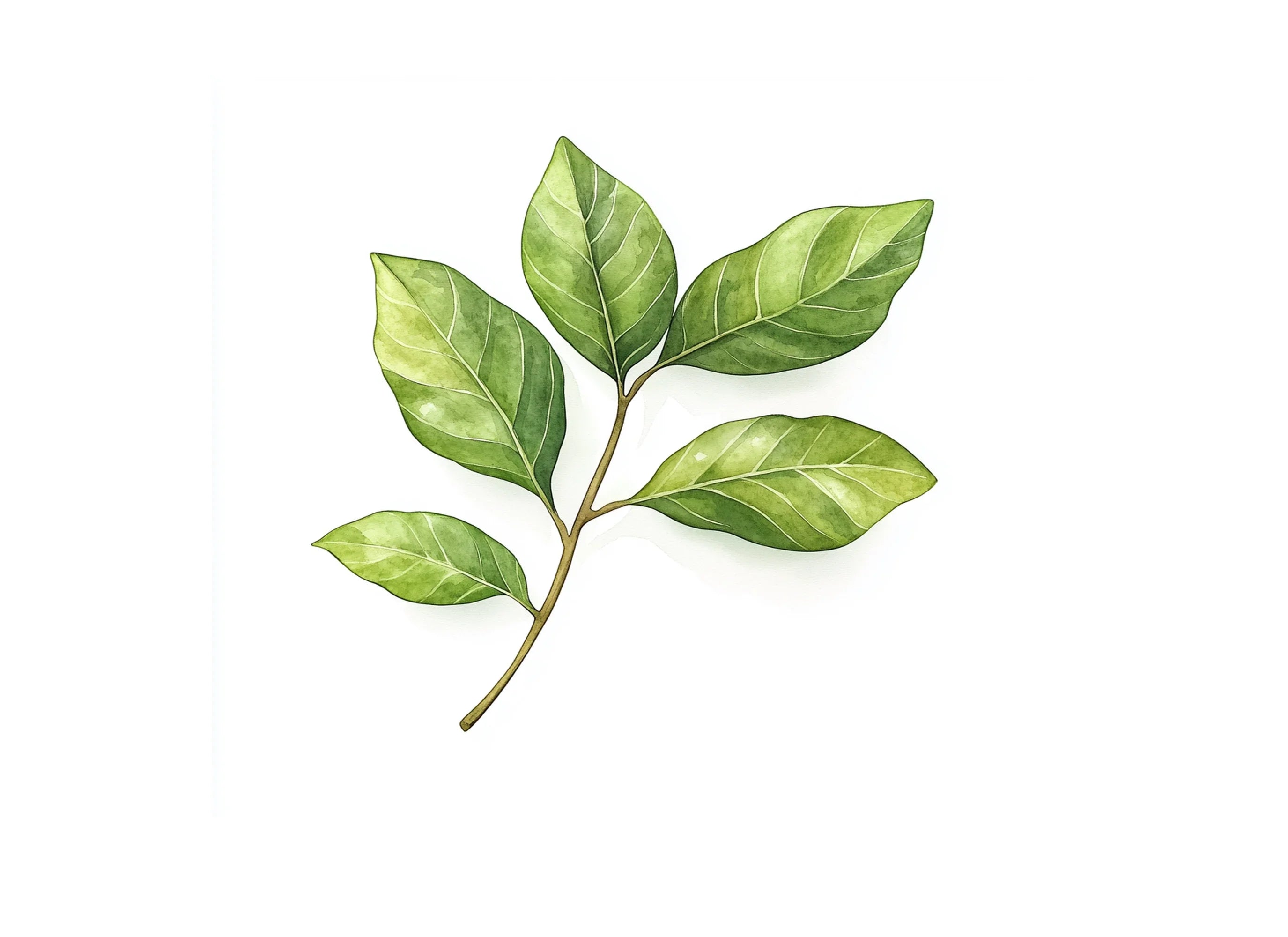 Green Leaves Clipart Bundle