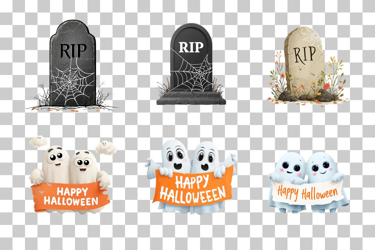 Rip & Happy Halloween Clipart Bundle - CraftNest - Digital Crafting and Art