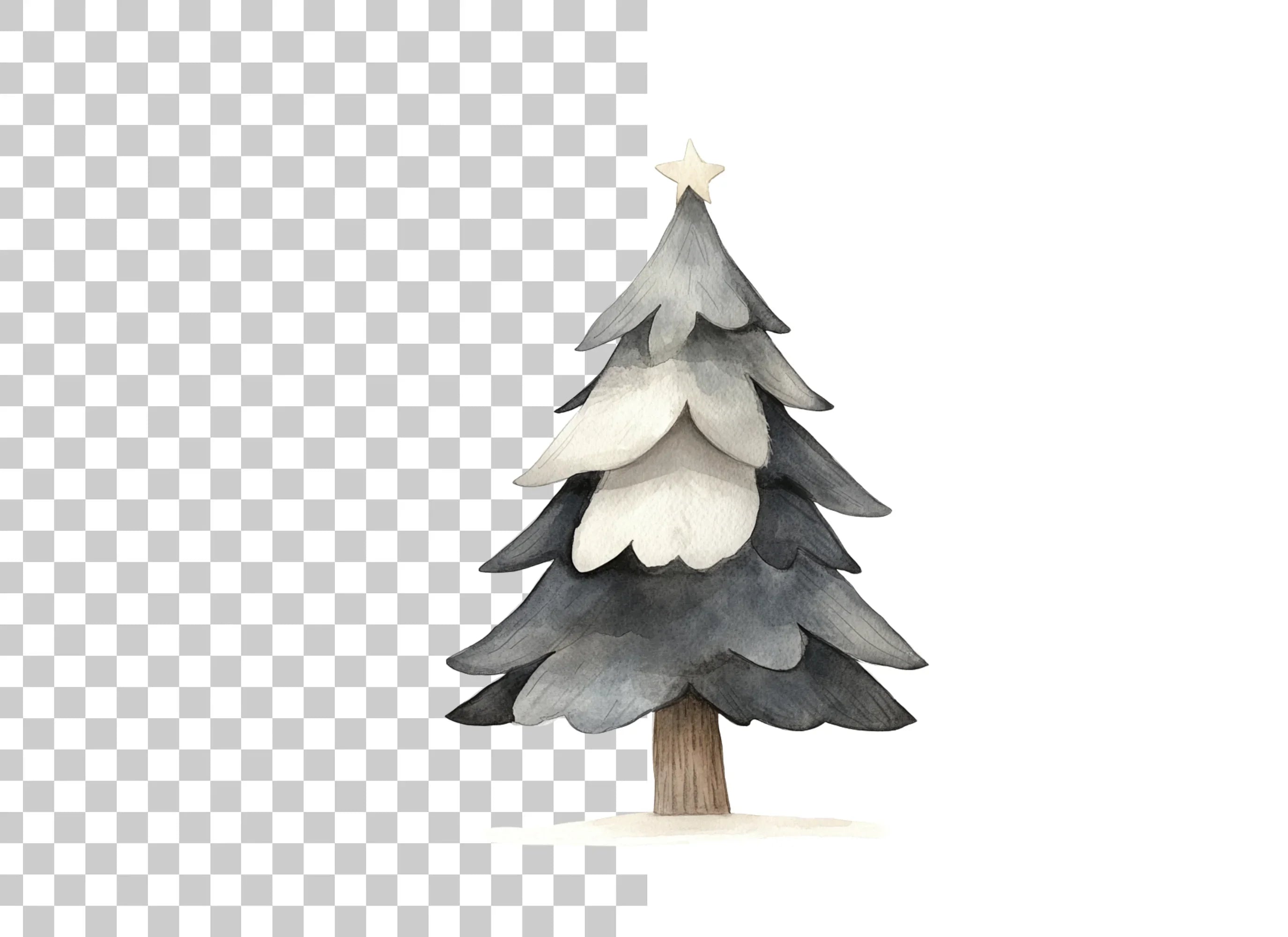 Christmas Tree Clipart Bundle