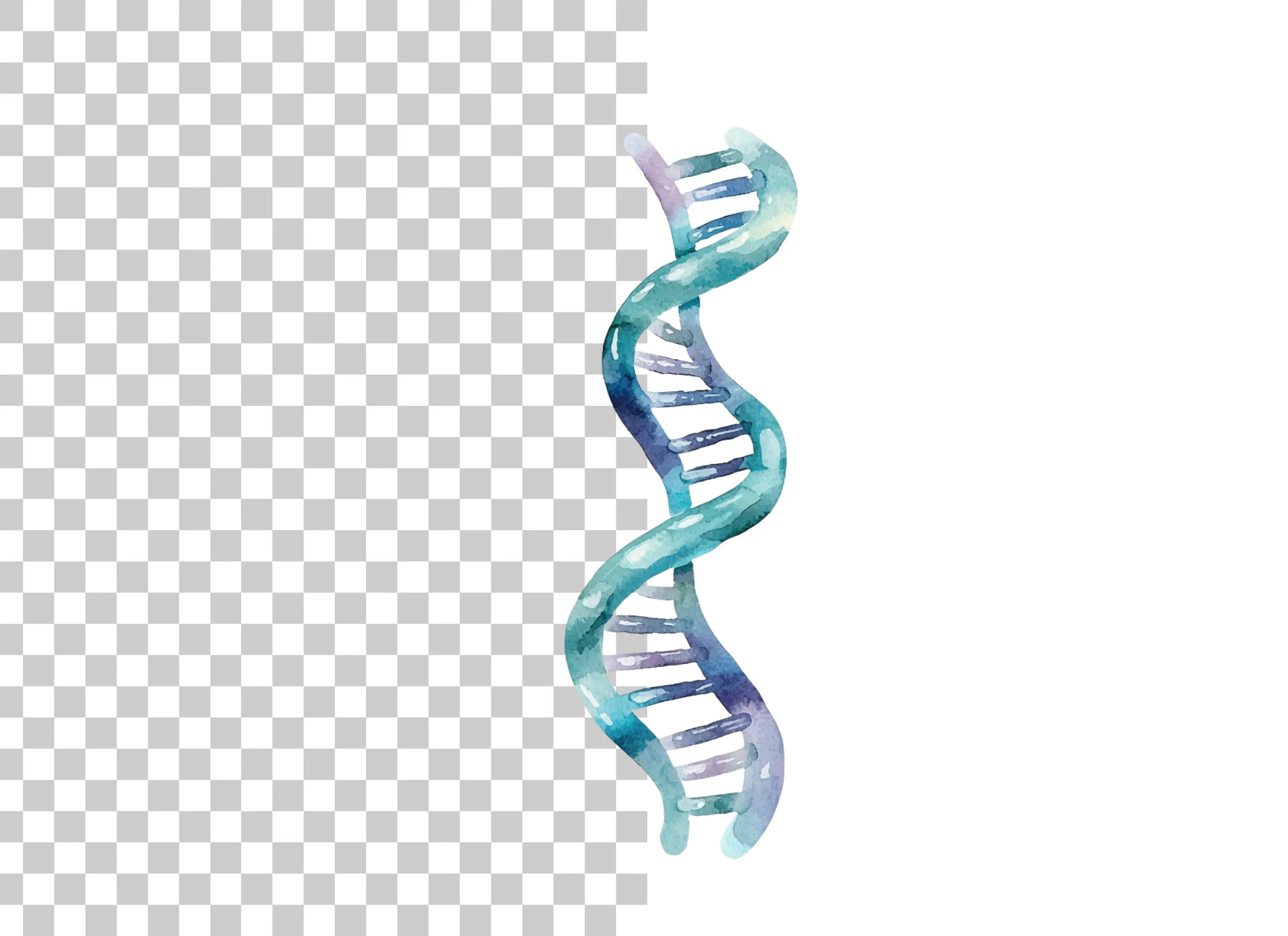 DNA Strand Clipart Bundle