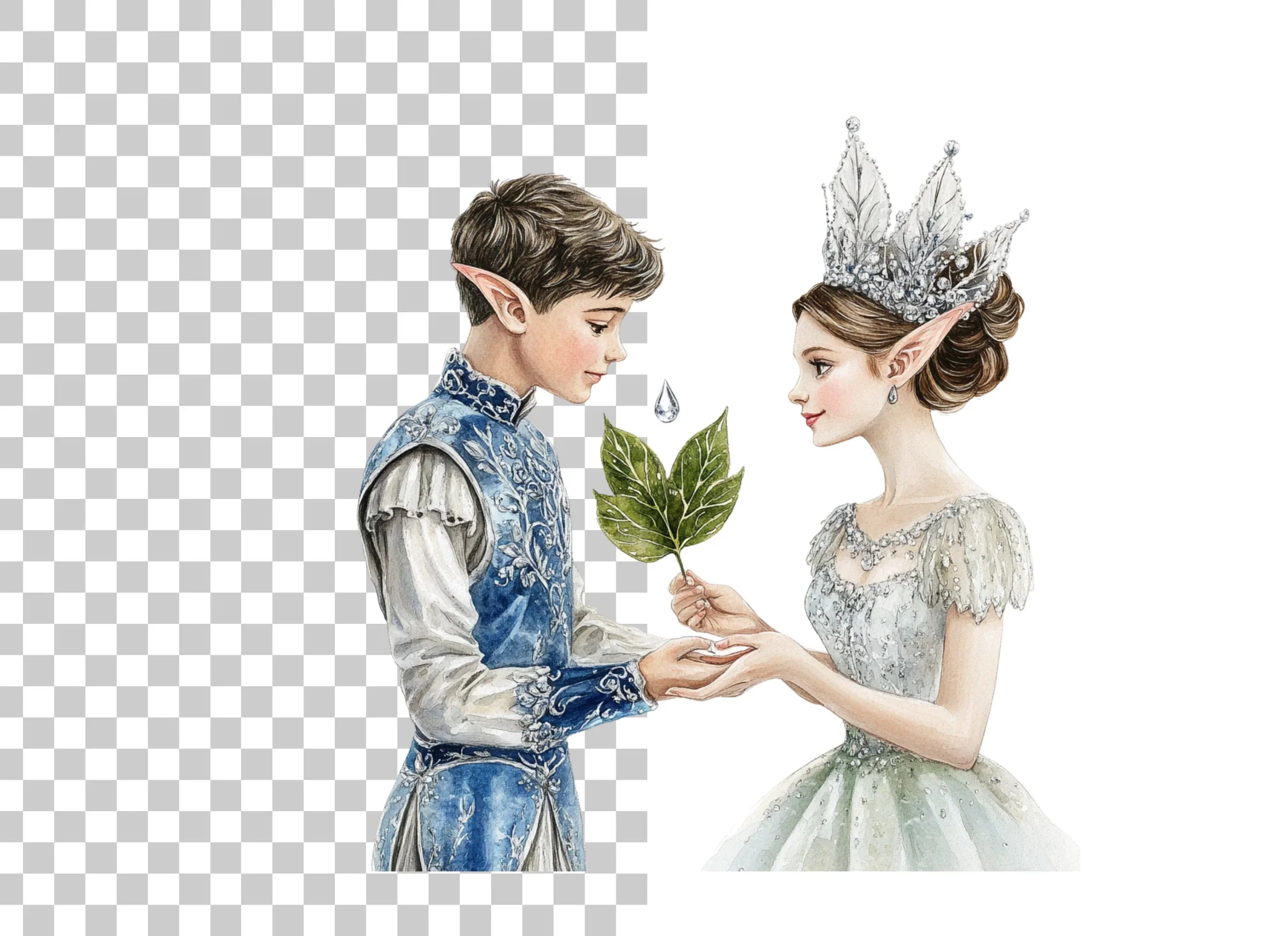 Winter Fairy Tale Clipart Bundle