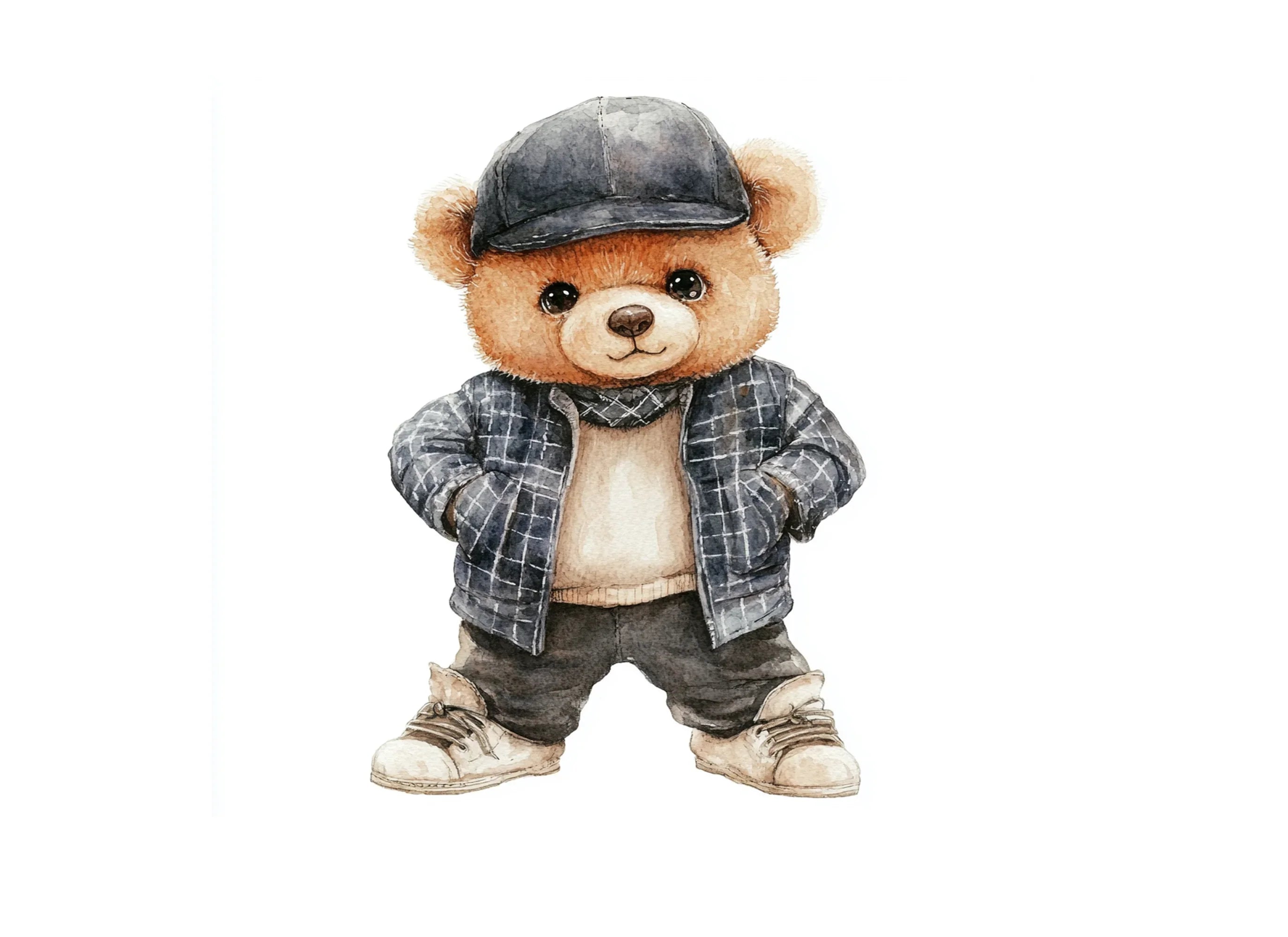 Cute Teddy Bear Clipart Bundle
