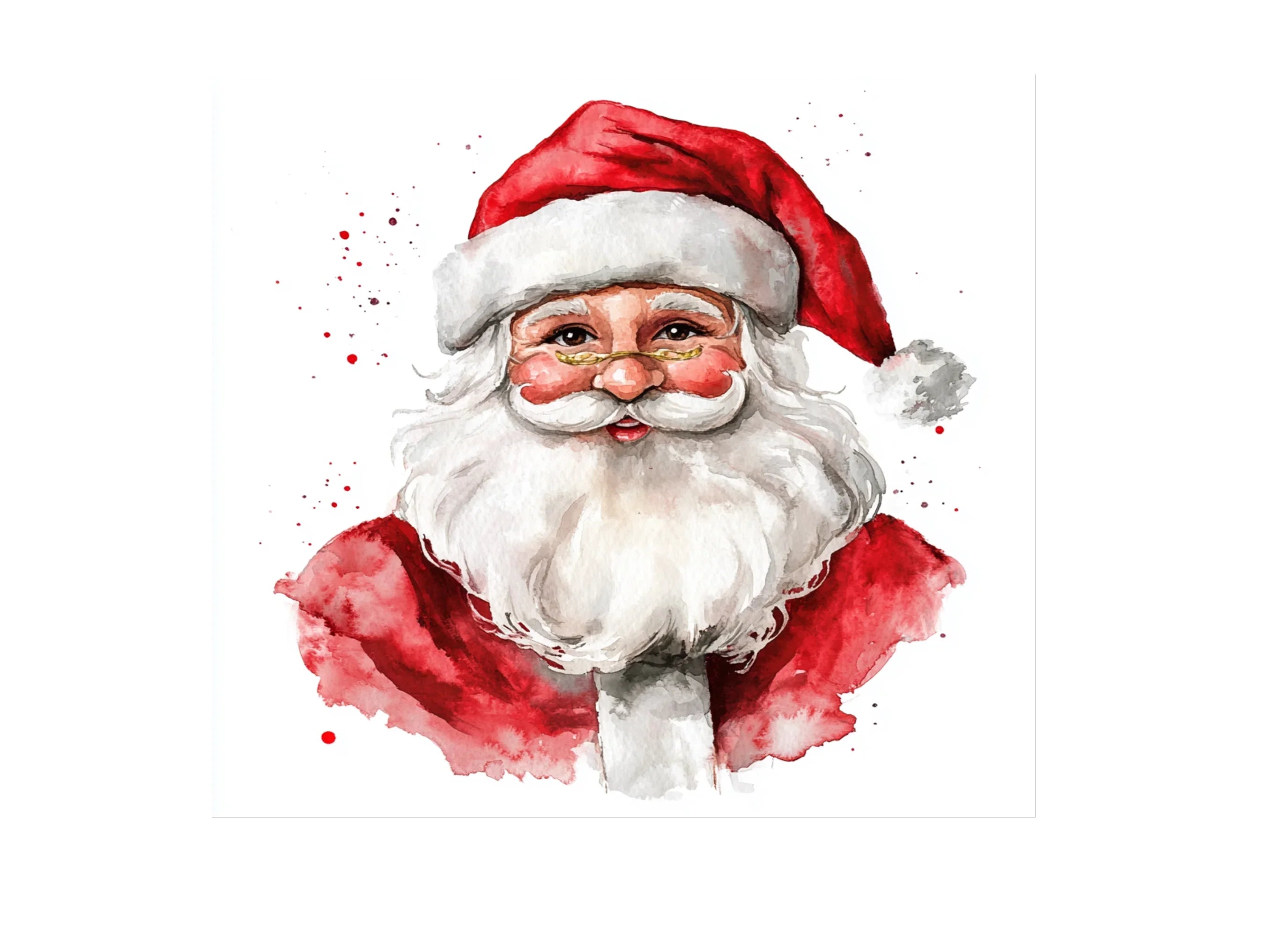 Jolly Santa Claus Illustrations Clipart Bundle
