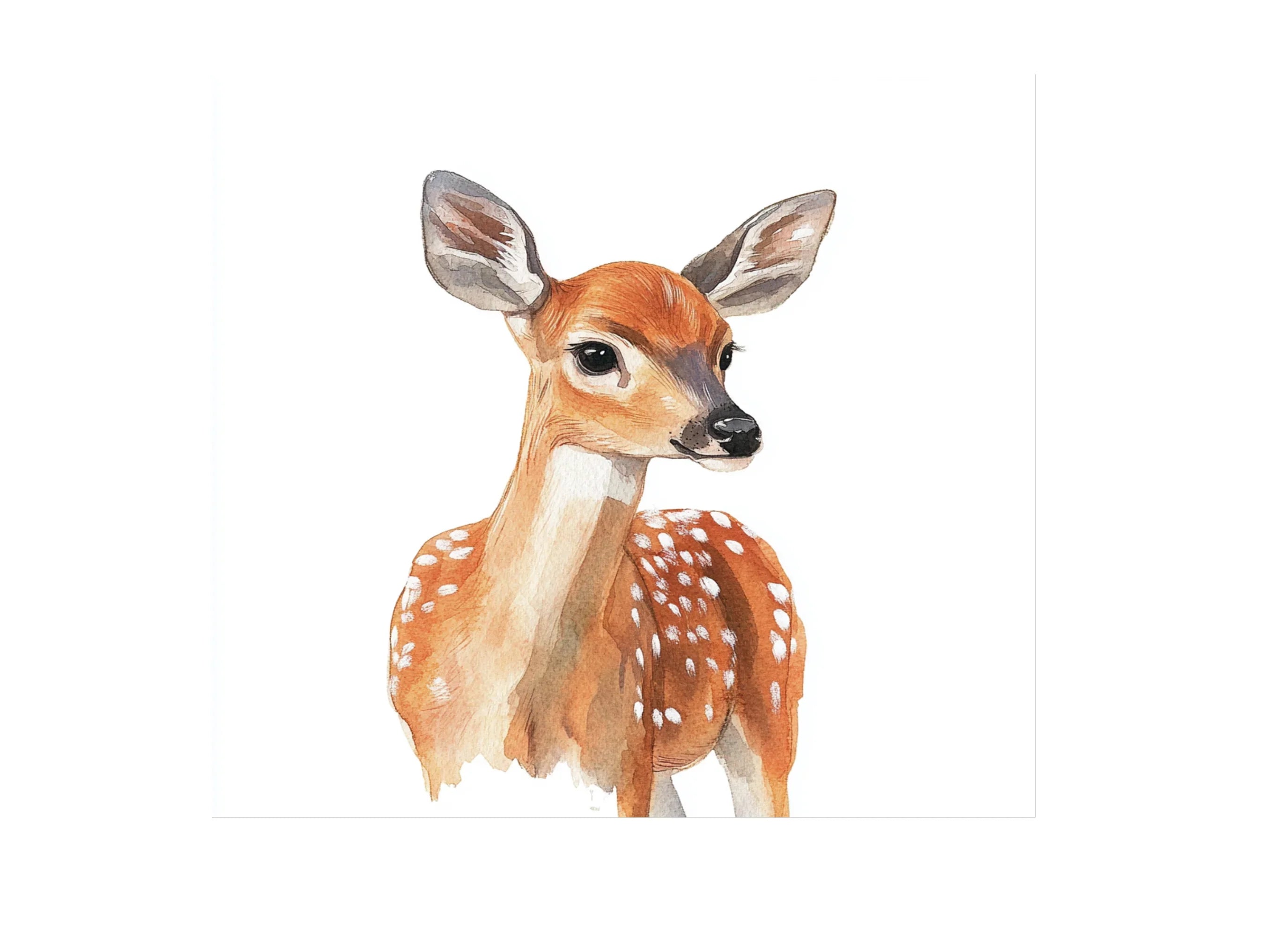 Cute Fawn Clipart Bundle