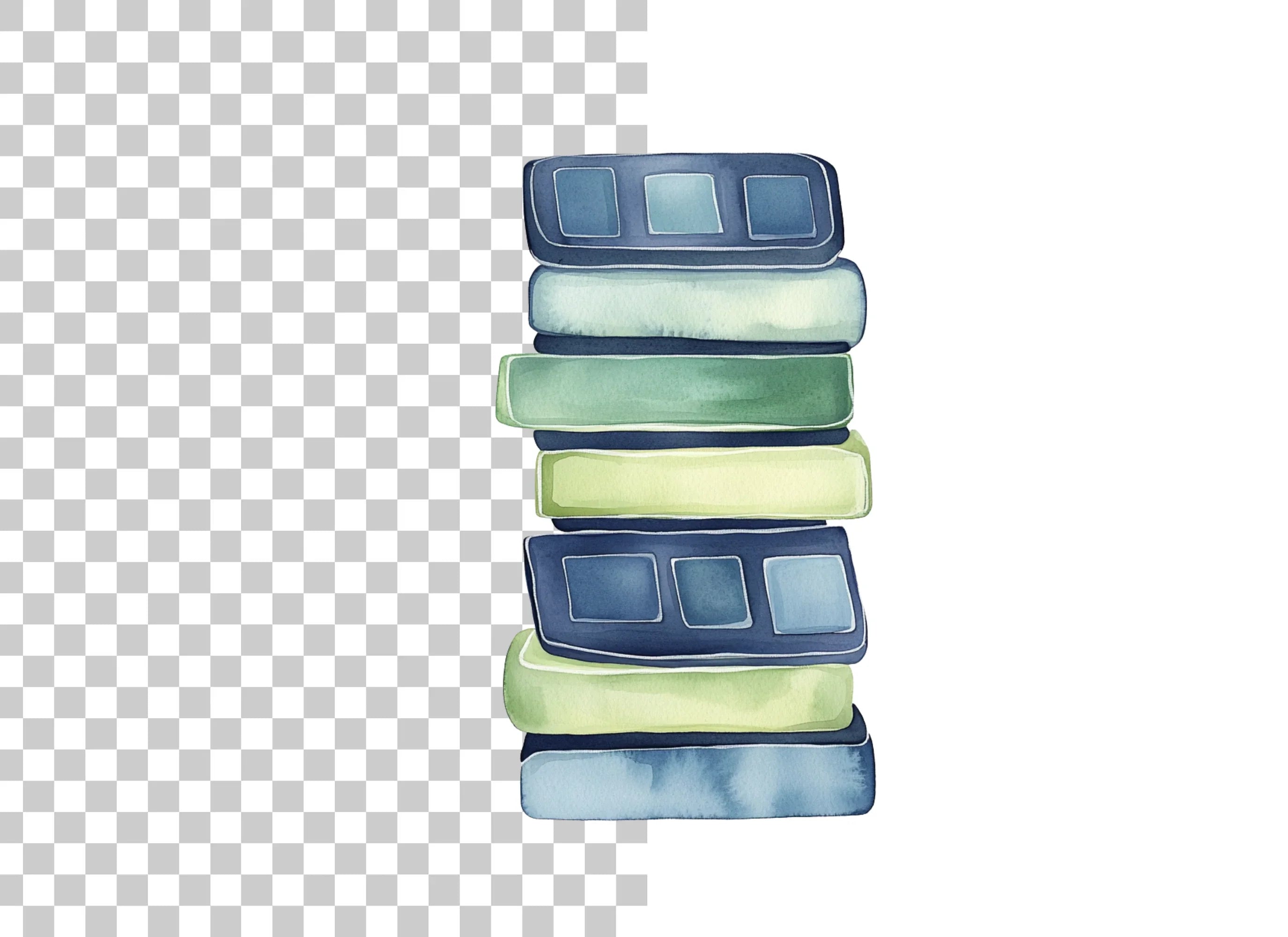 Stacked Pillows Clipart Bundle