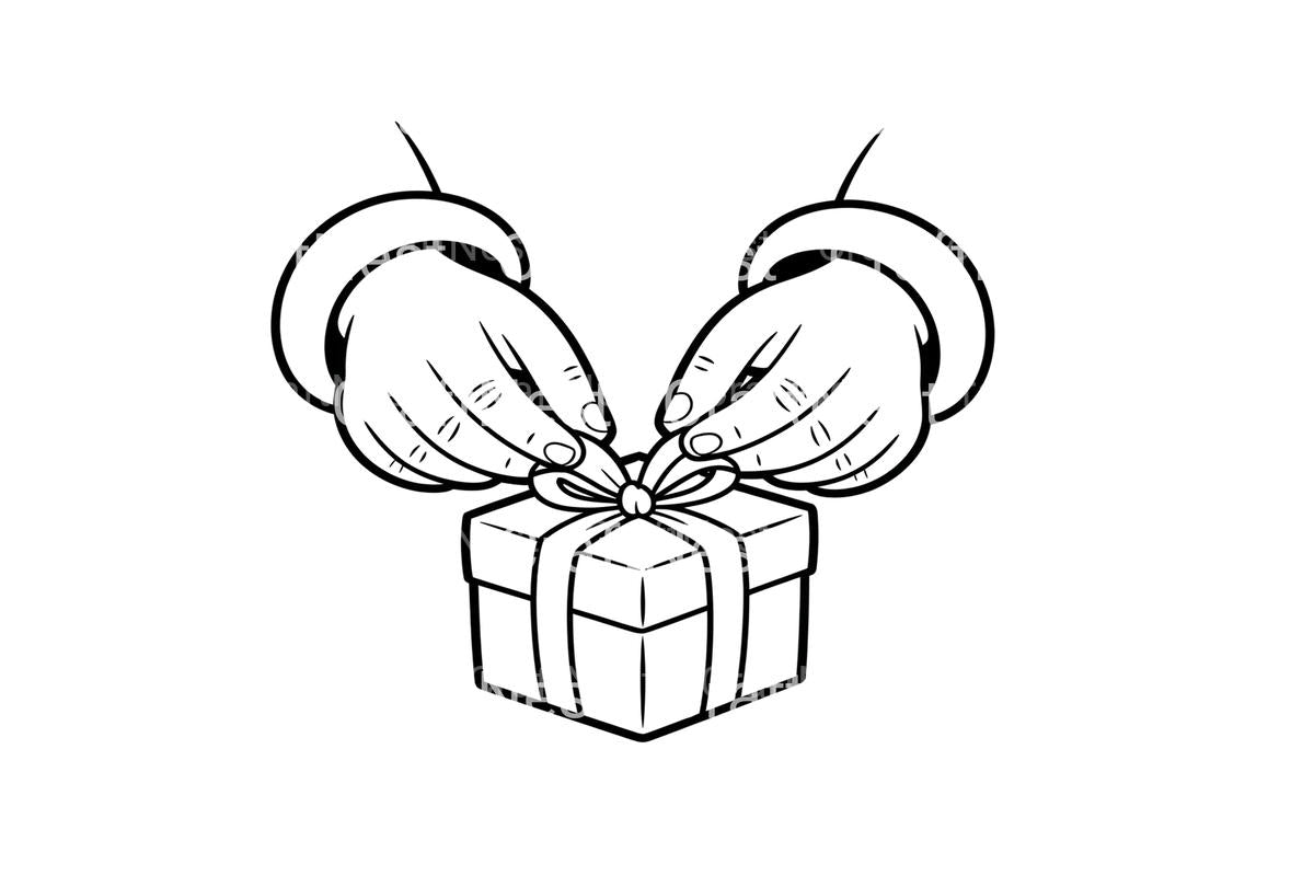 Christmas Gift Wrapping Coloring Books