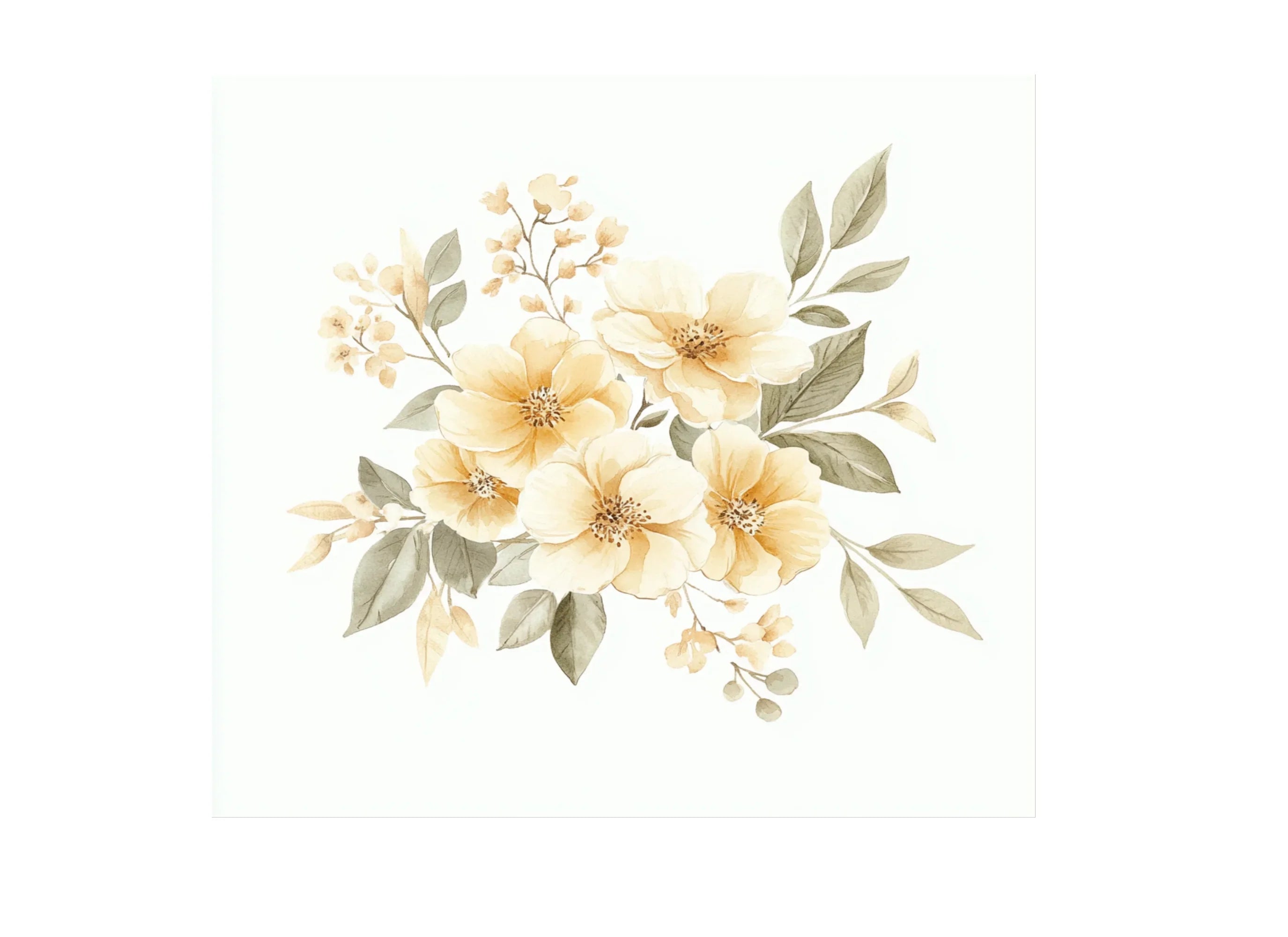 Elegant Floral Arrangement Clipart Bundle