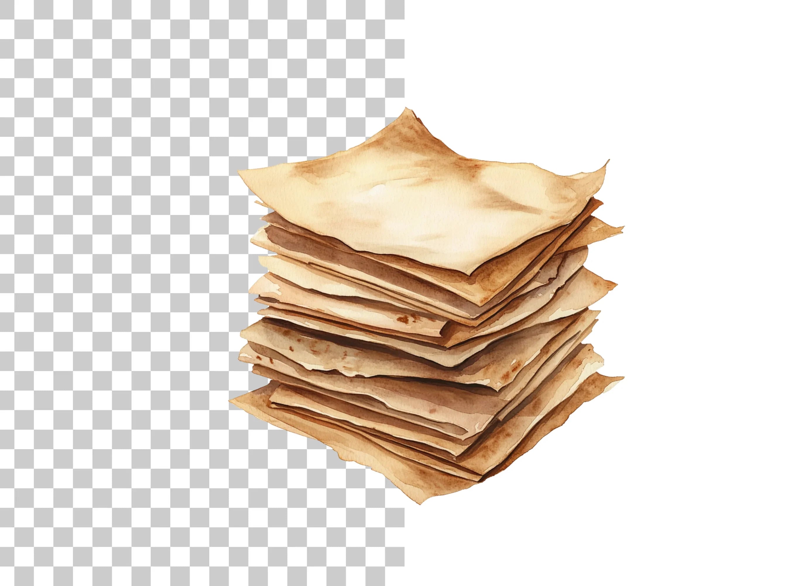 Stack of Crepe Clipart Bundle
