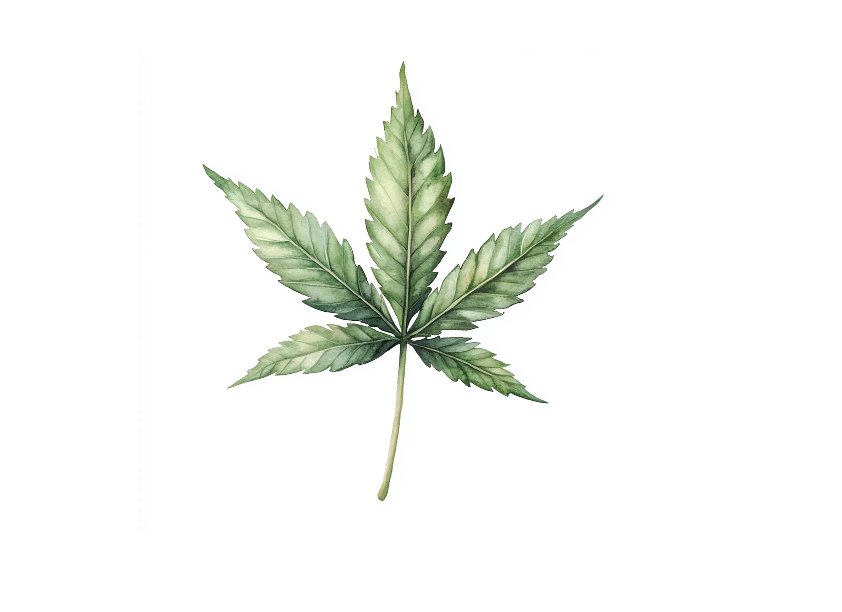 Cannabis Leaves Clipart Bundle