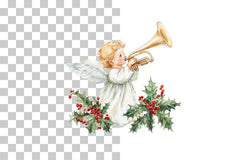 Angel Holiday Decorations Clipart Bundle - CraftNest - Digital Crafting and Art