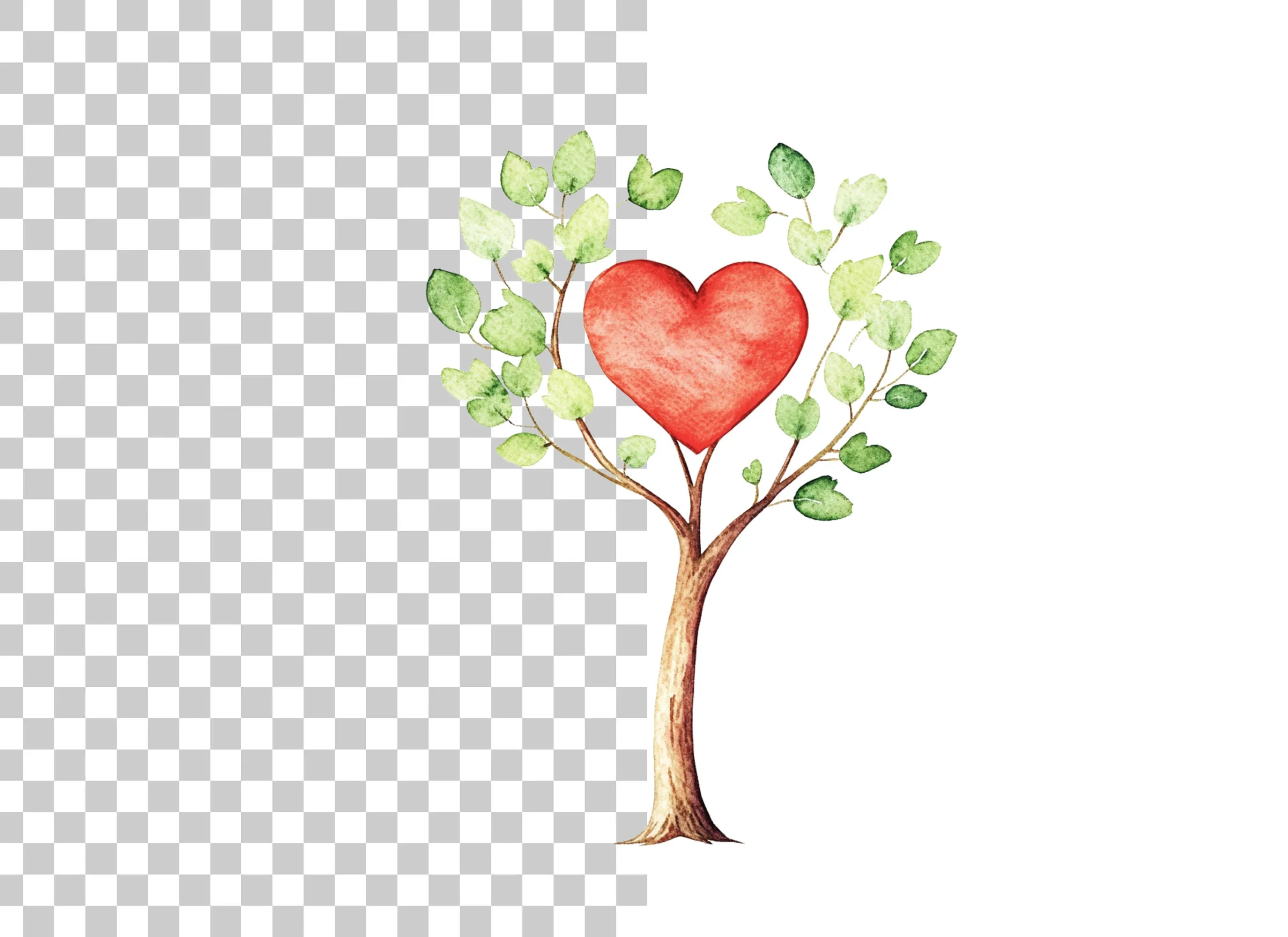 Love Tree Clipart Bundle