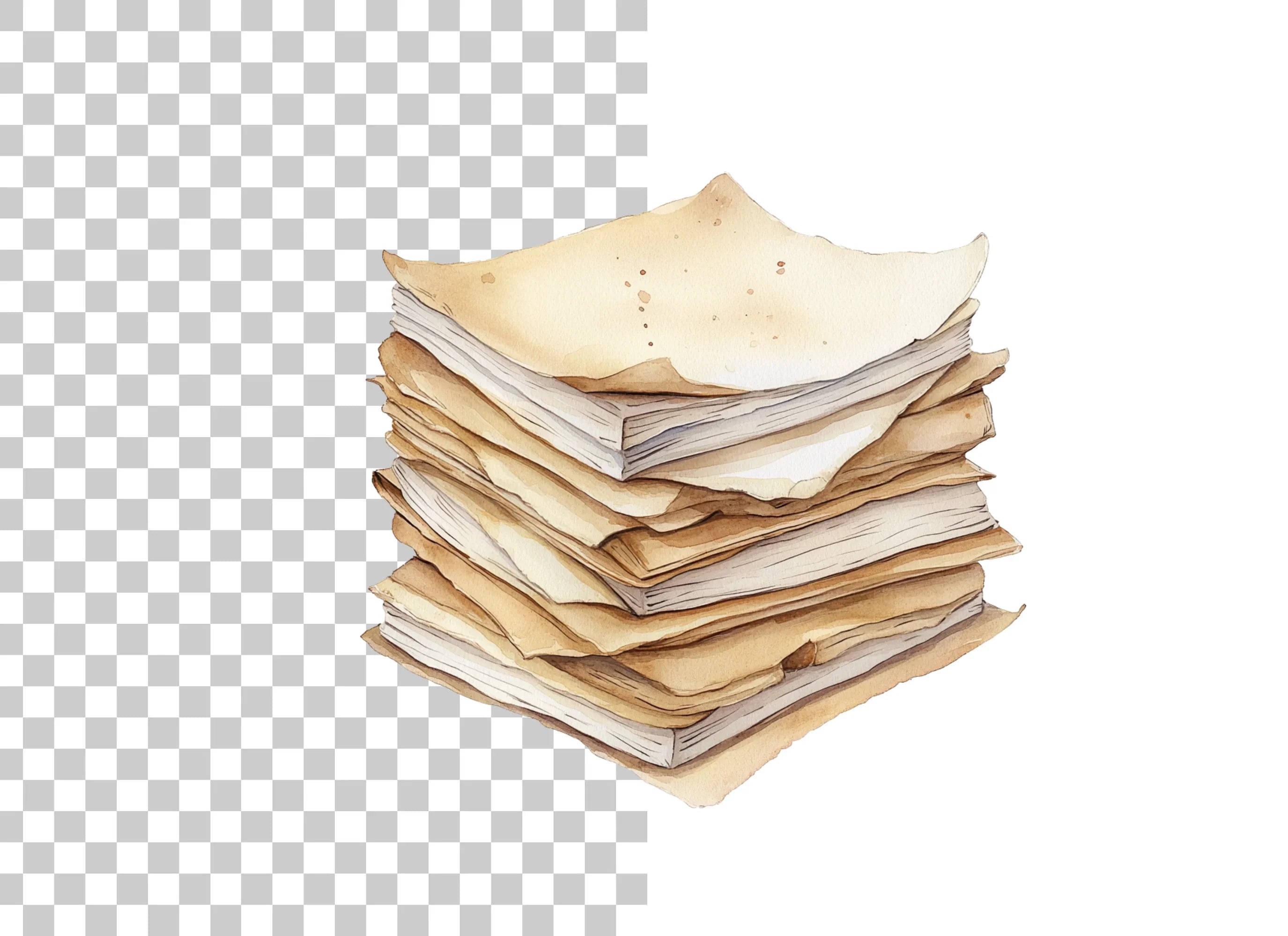 Vintage Stacks Clipart Bundle