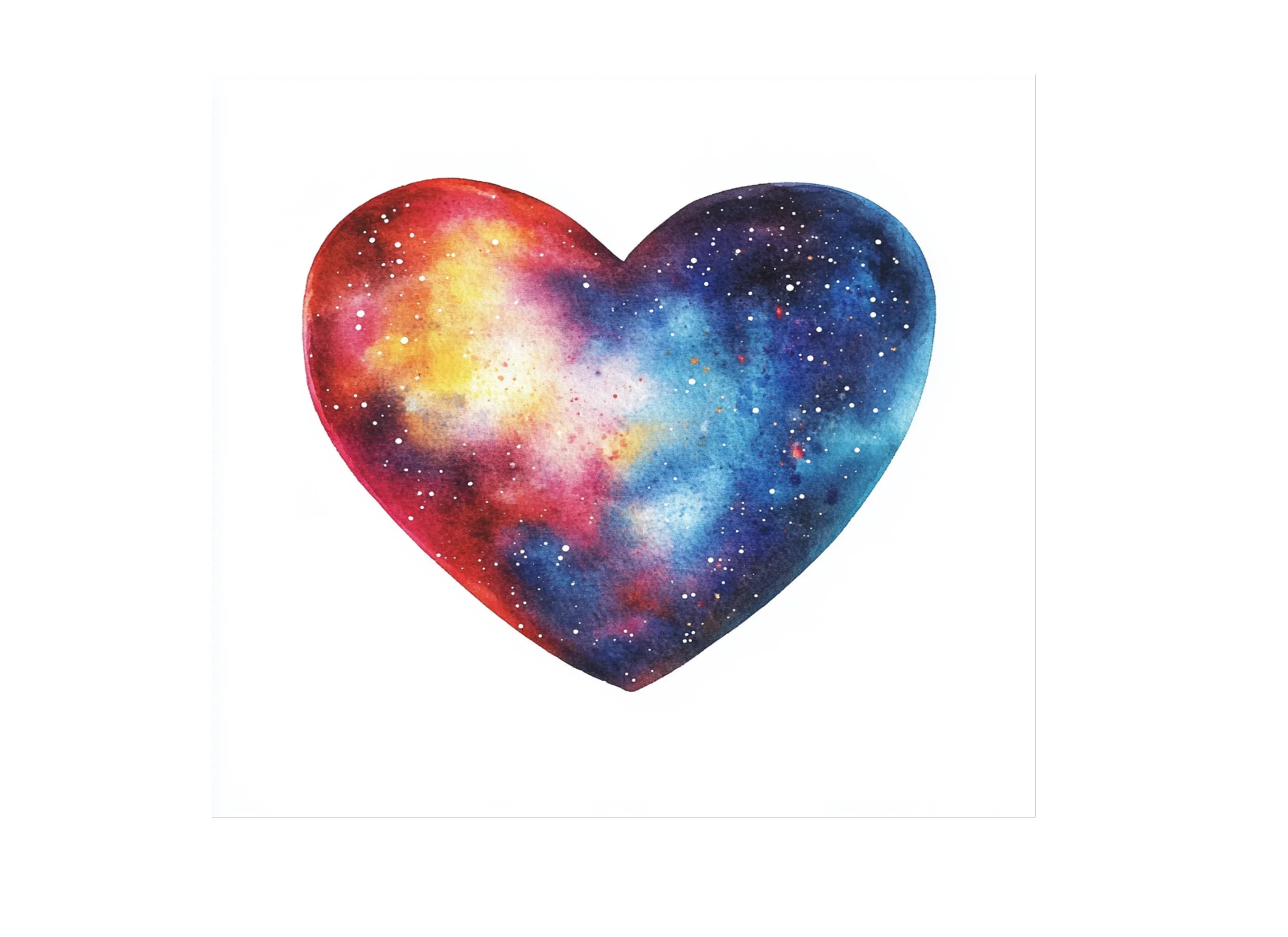 Galaxy Hearts Clipart Bundle