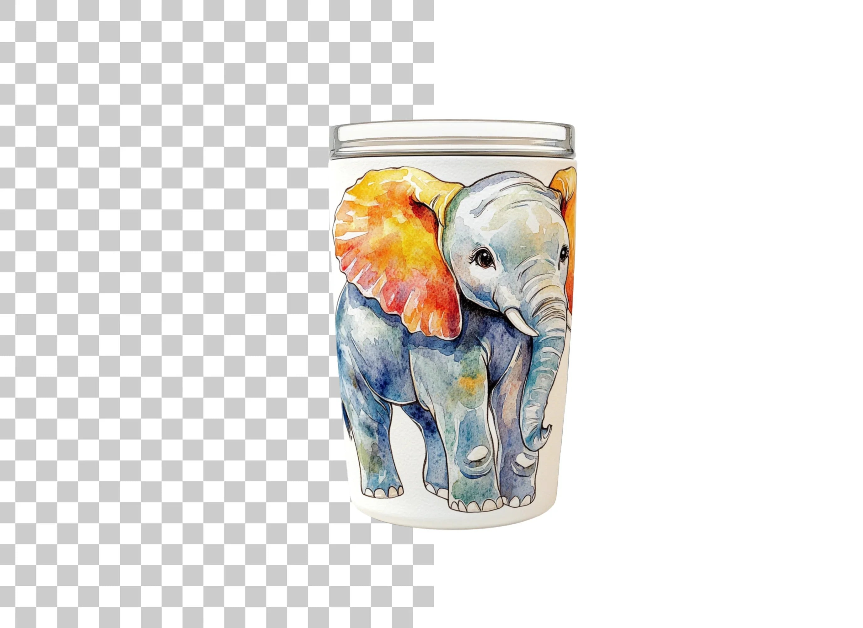 Baby Elephant Clipart Bundle