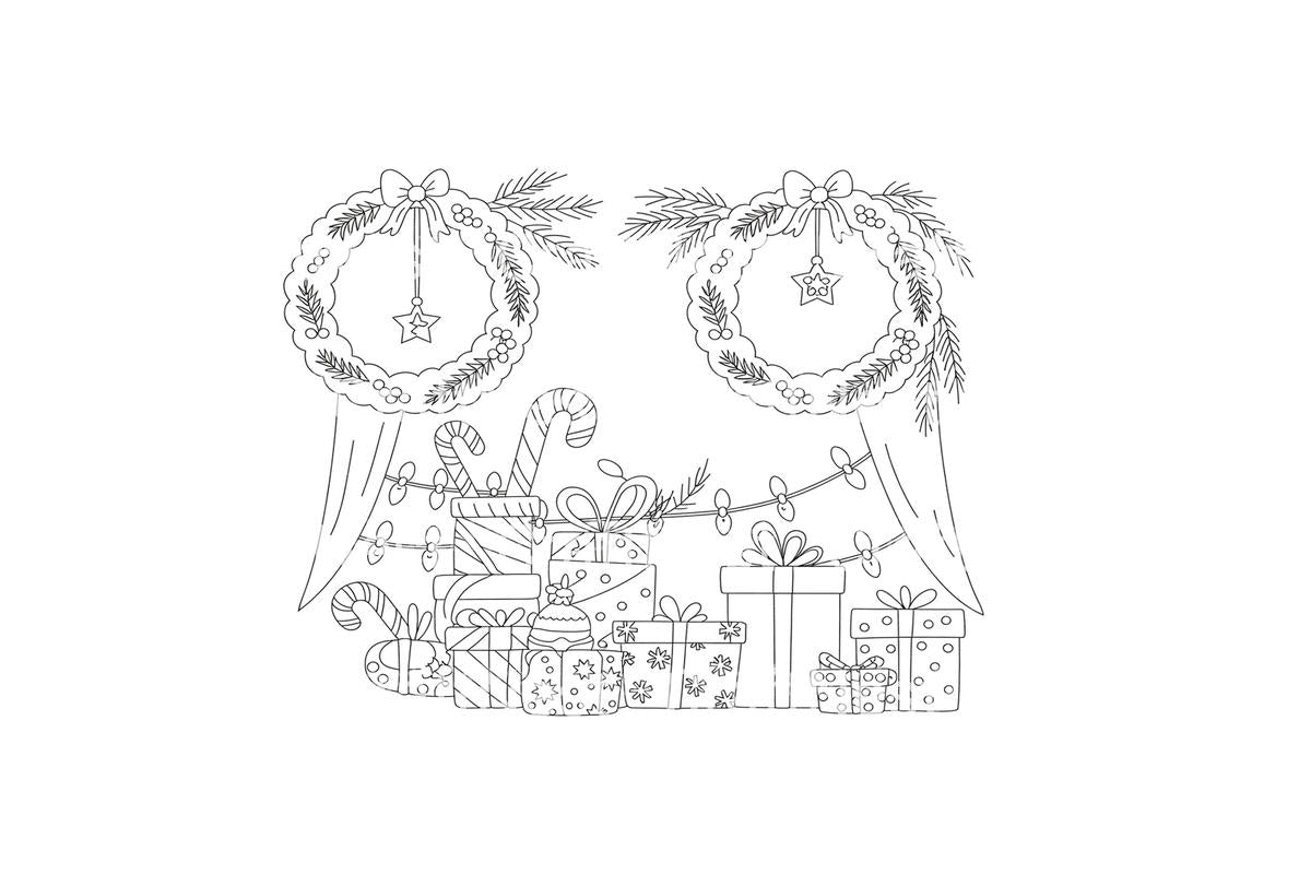 Christmas Decorations Coloring Books