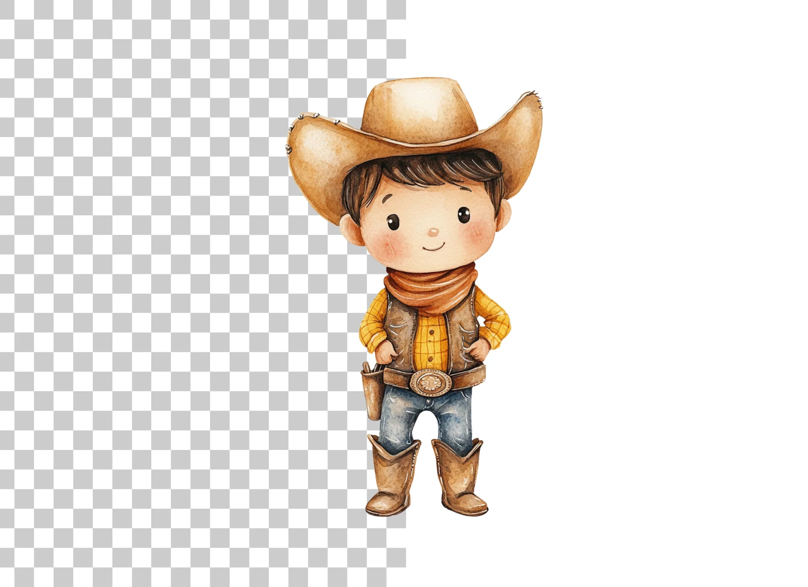 Charming Cowboy Clipart Bundle