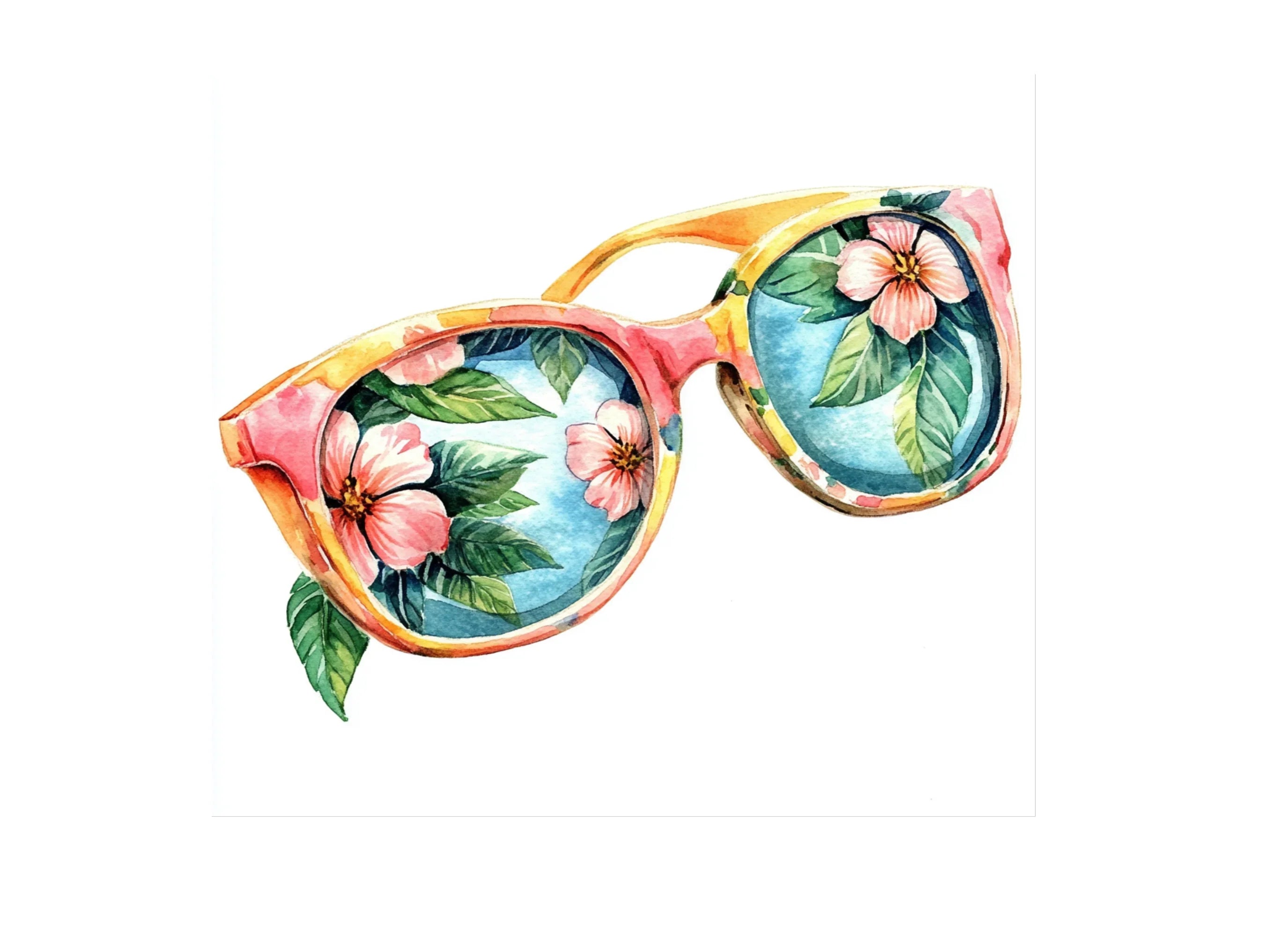 Summer Sunglasses Clipart Bundle