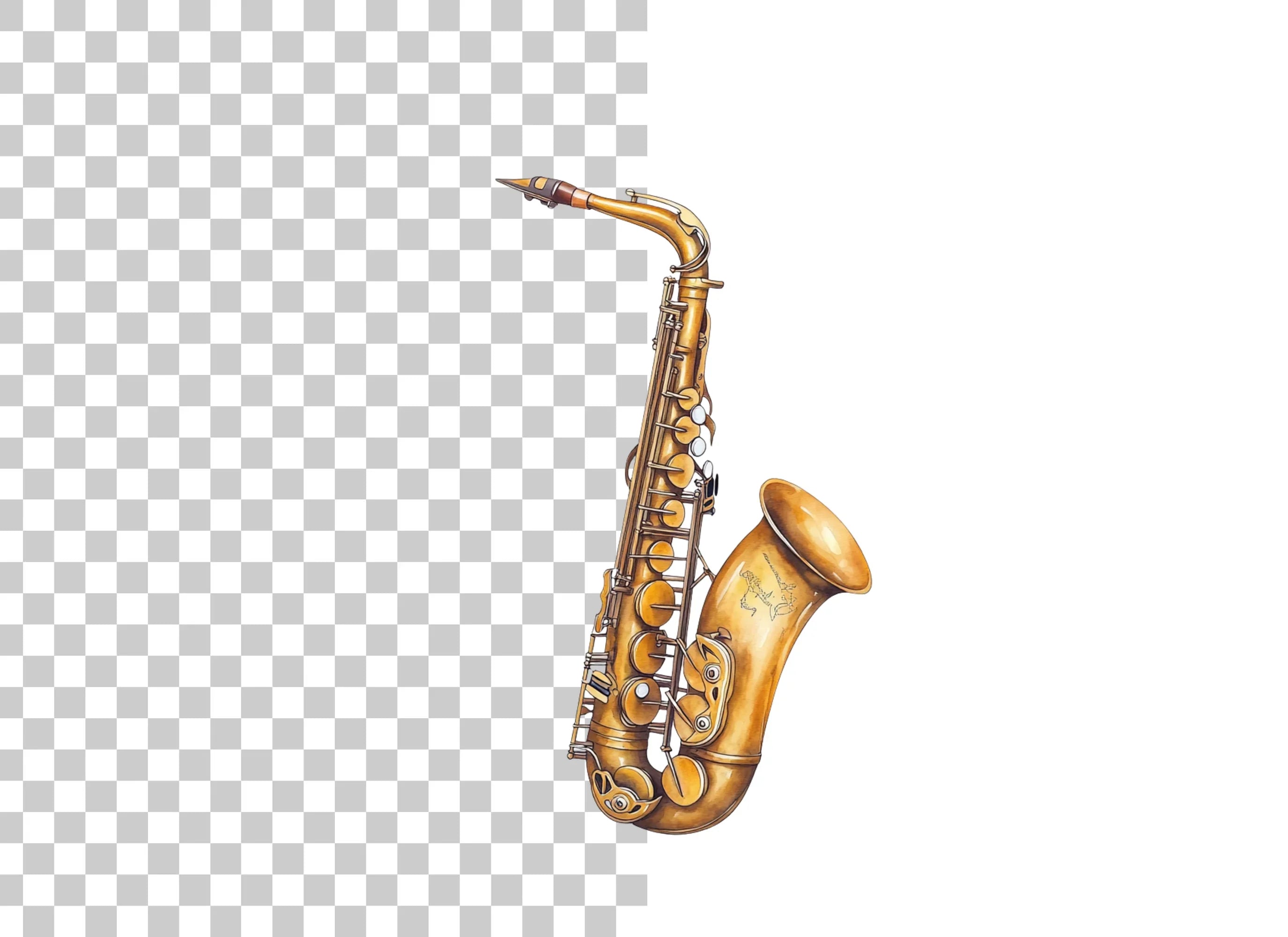 Saxophone Clipart Bundle