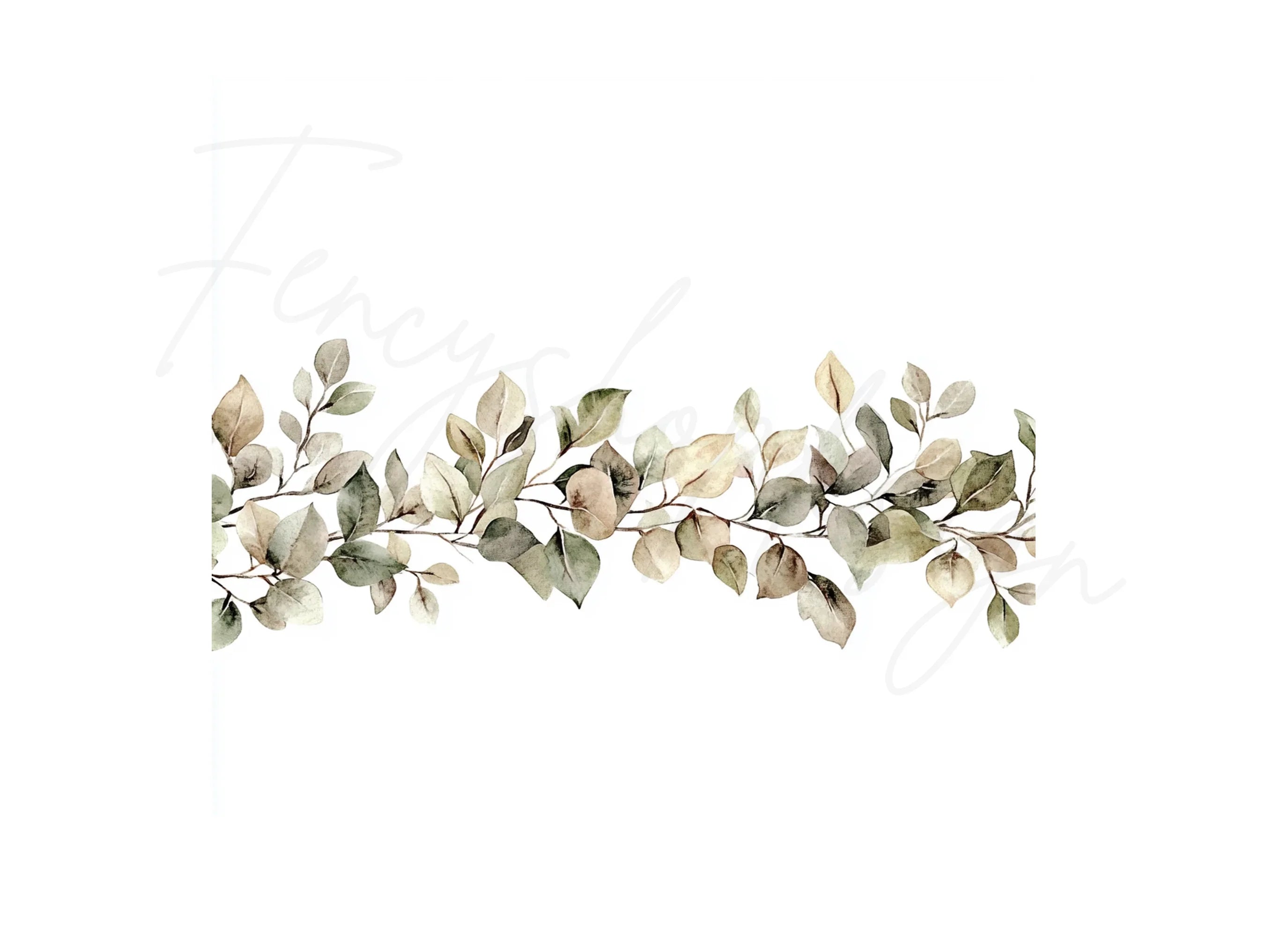 Eucalyptus Greenery Clipart Bundle