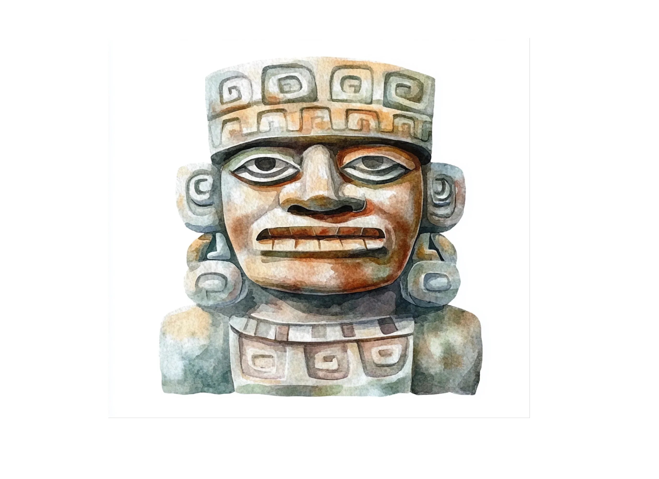 Mystical Stone Idol Clipart Bundle