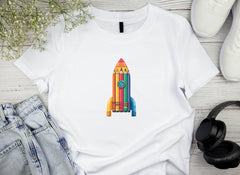 Rainbow Pencil Rocket Clipart Bundle - CraftNest - Digital Crafting and Art