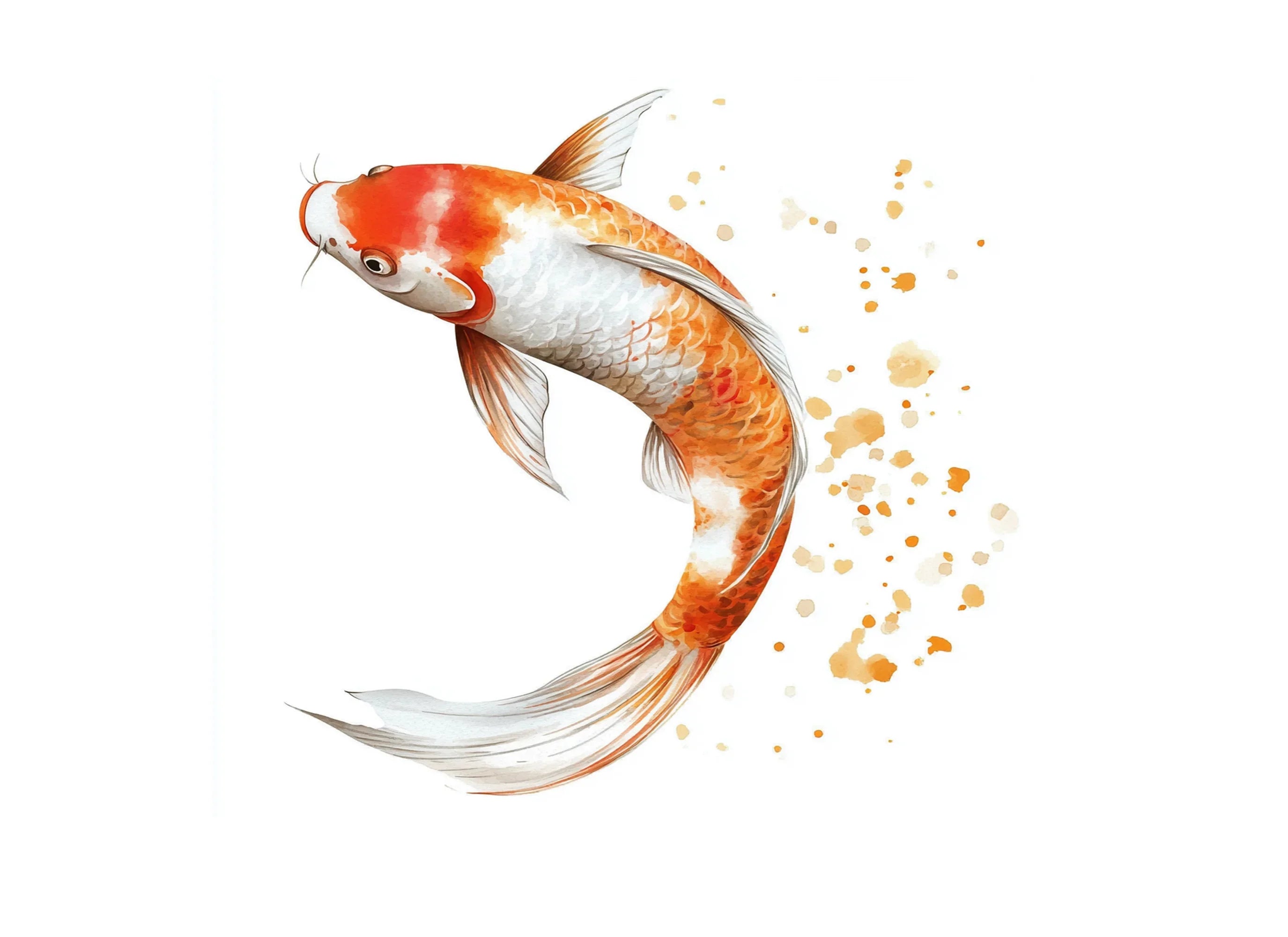Elegant Koi Fish Clipart Bundle